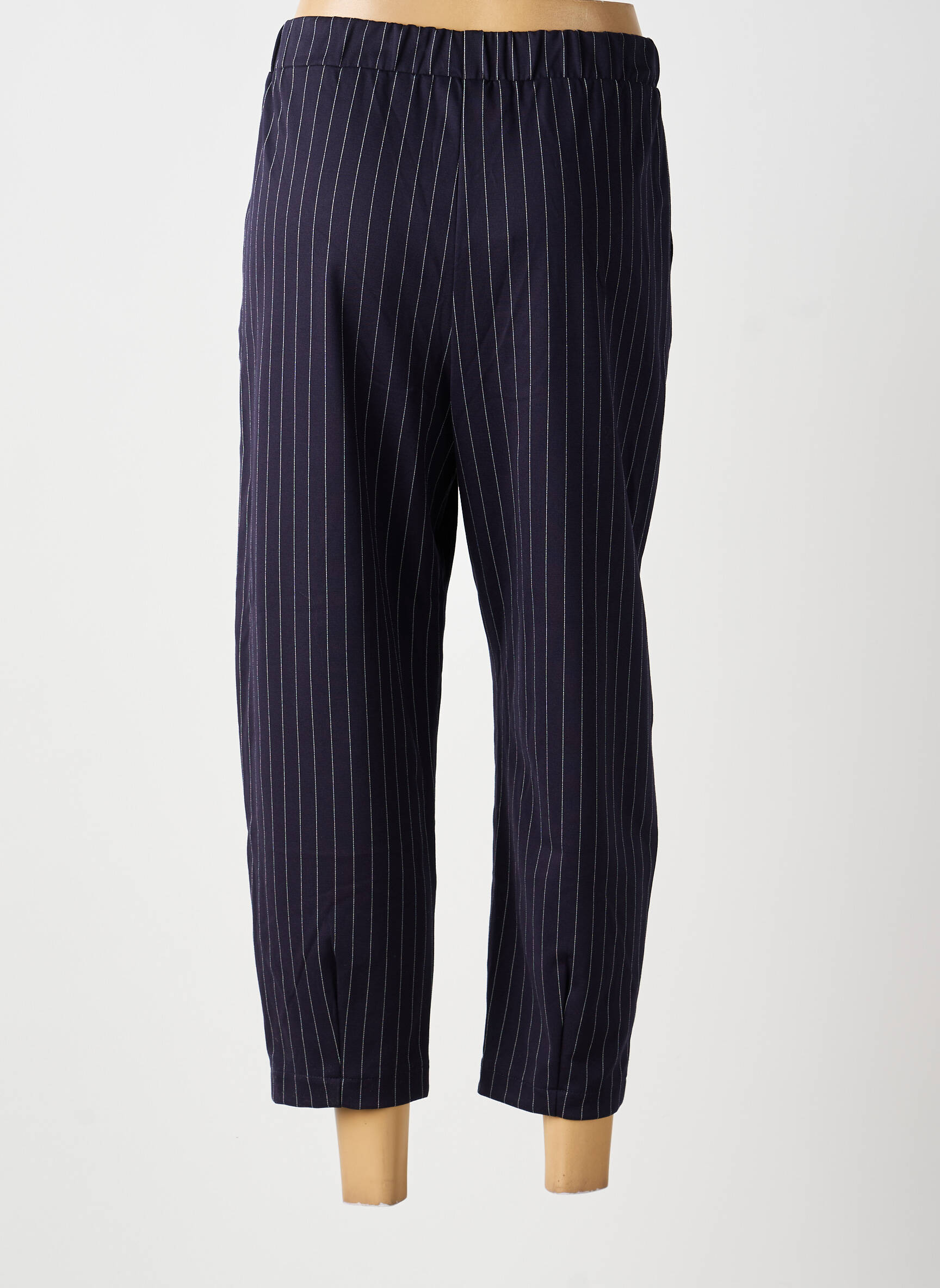 Pantalon 7/8 elasticitate mărime normală albastru PLEASE femeie