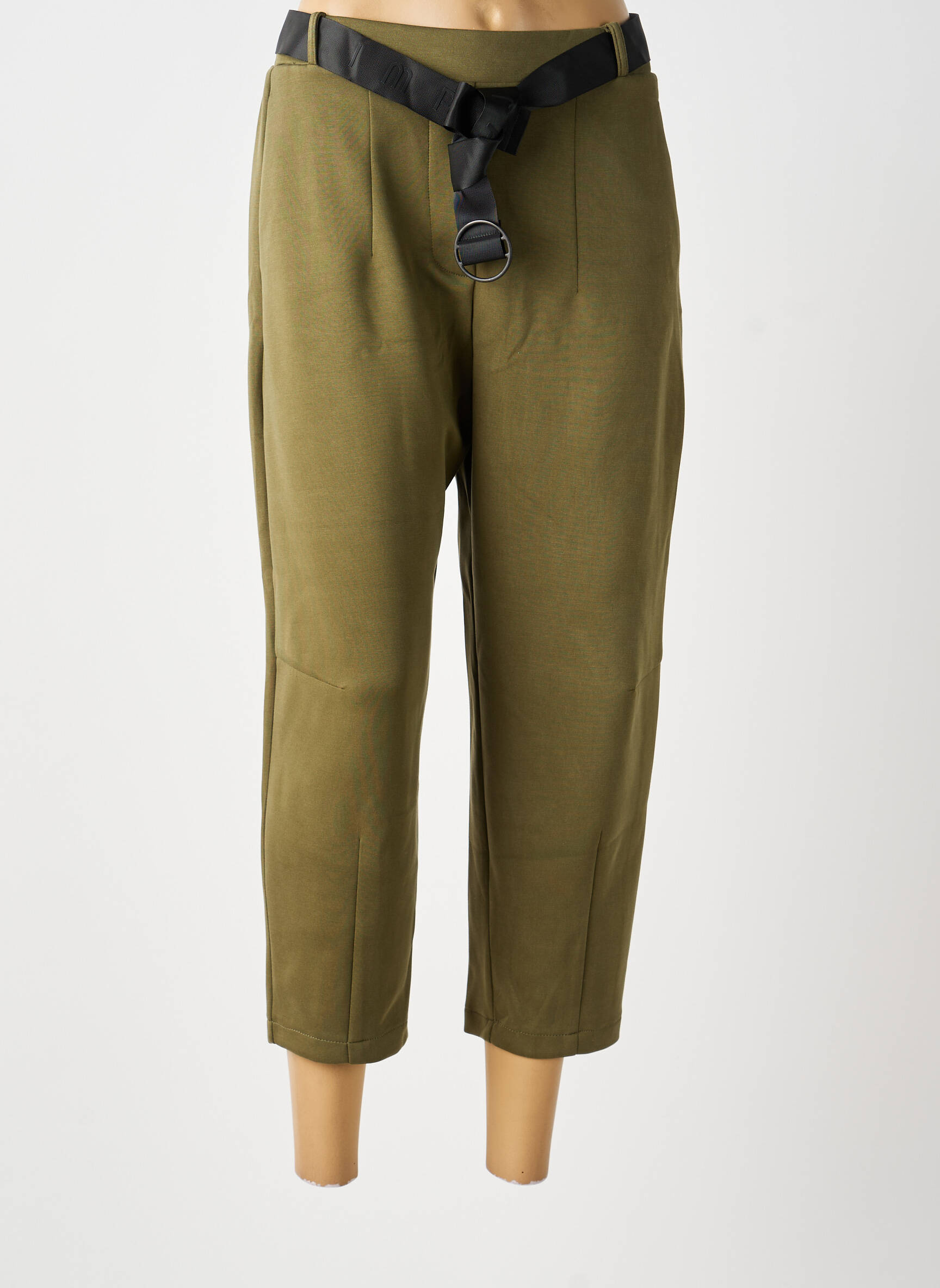 Pantalon 7/8 elasticitate mărime normală verde IMPERIAL femeie