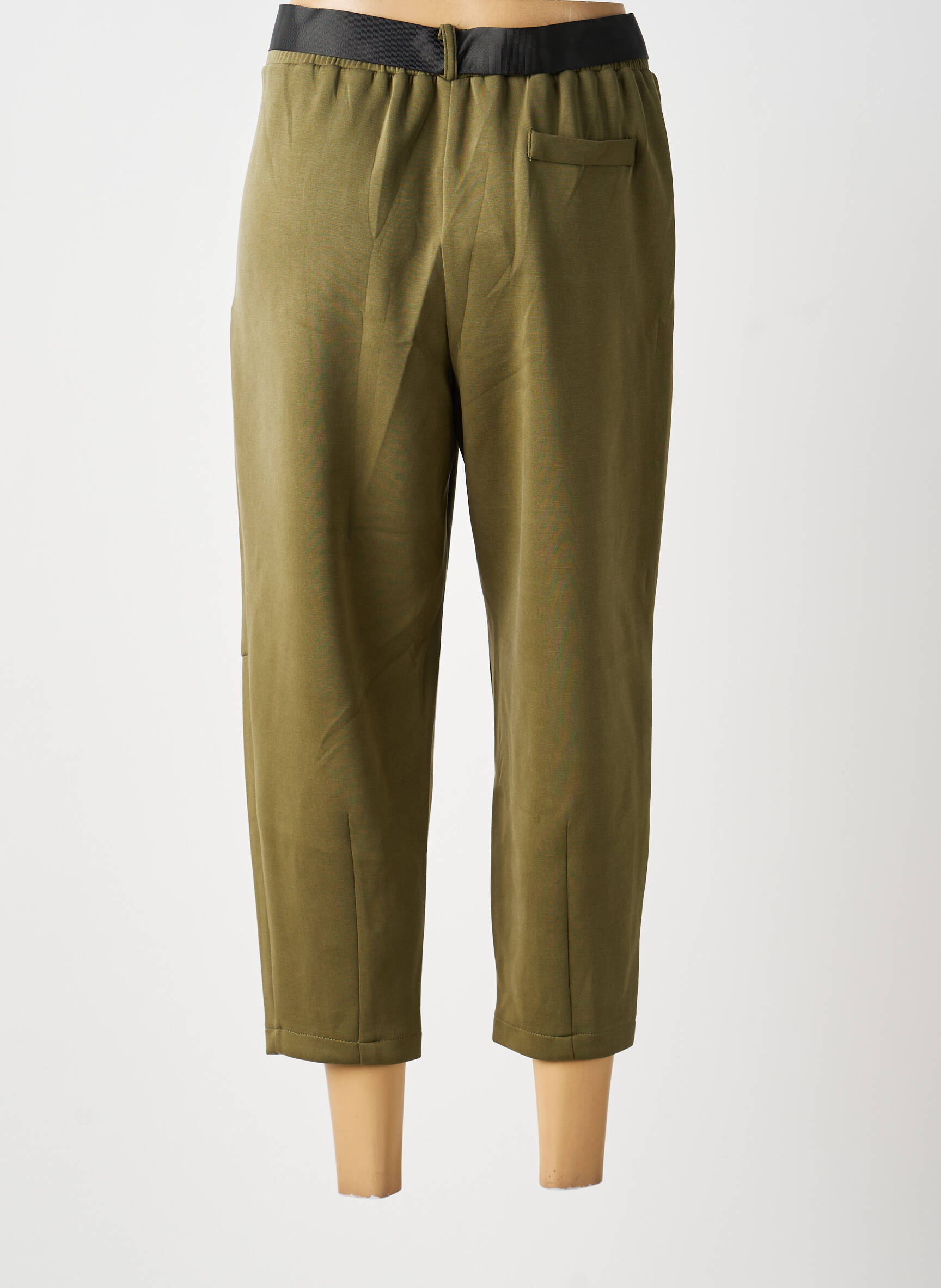 Pantalon 7/8 elasticitate mărime normală verde IMPERIAL femeie