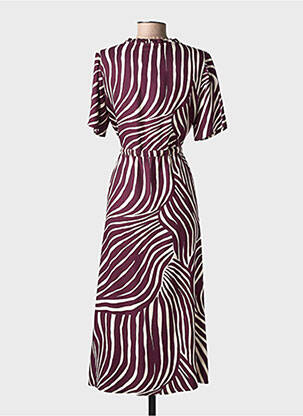 Rochie lungă mâneci scurte mâneci scurte violet STREET ONE femeie
