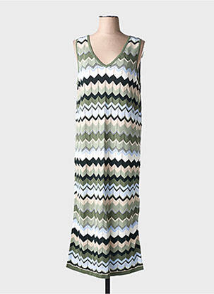 Rochie lungă fără mâneci fără mâneci verde STREET ONE femeie