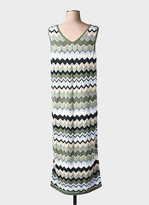 Rochie lungă fără mâneci fără mâneci verde STREET ONE femeie