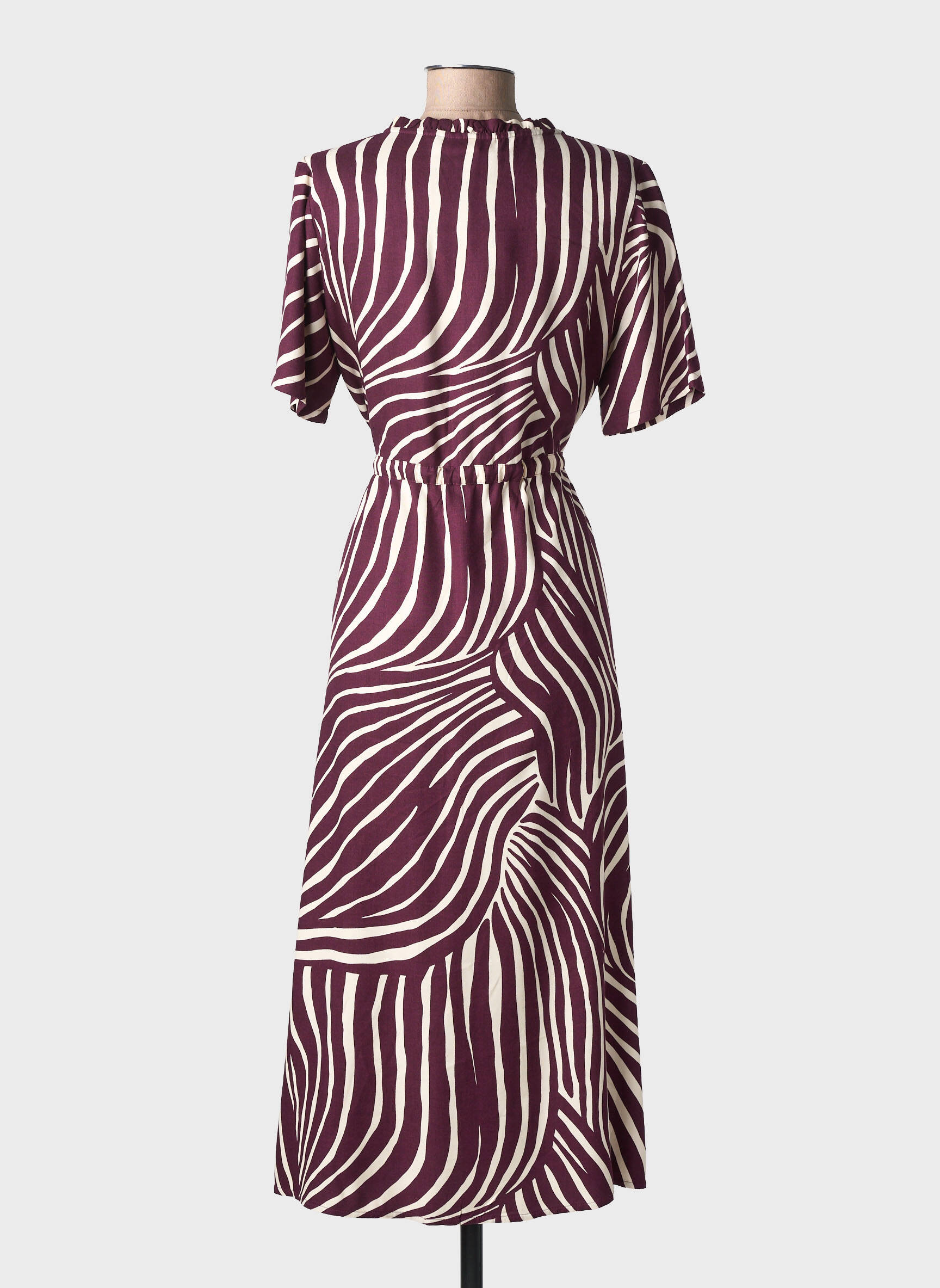 Rochie lungă mâneci scurte mâneci scurte violet STREET ONE femeie