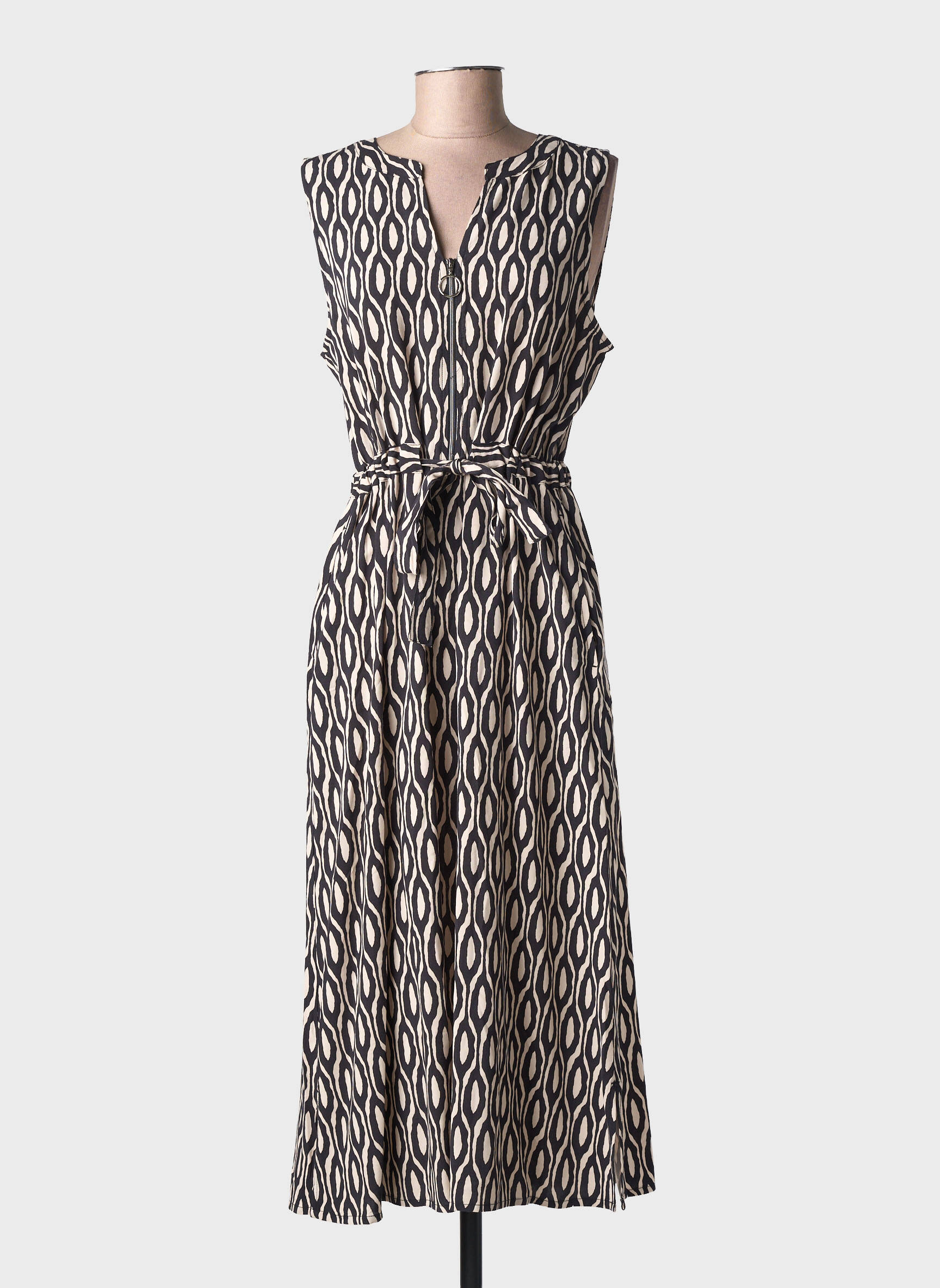 Rochie lungă fără mâneci fără mâneci negru STREET ONE femeie