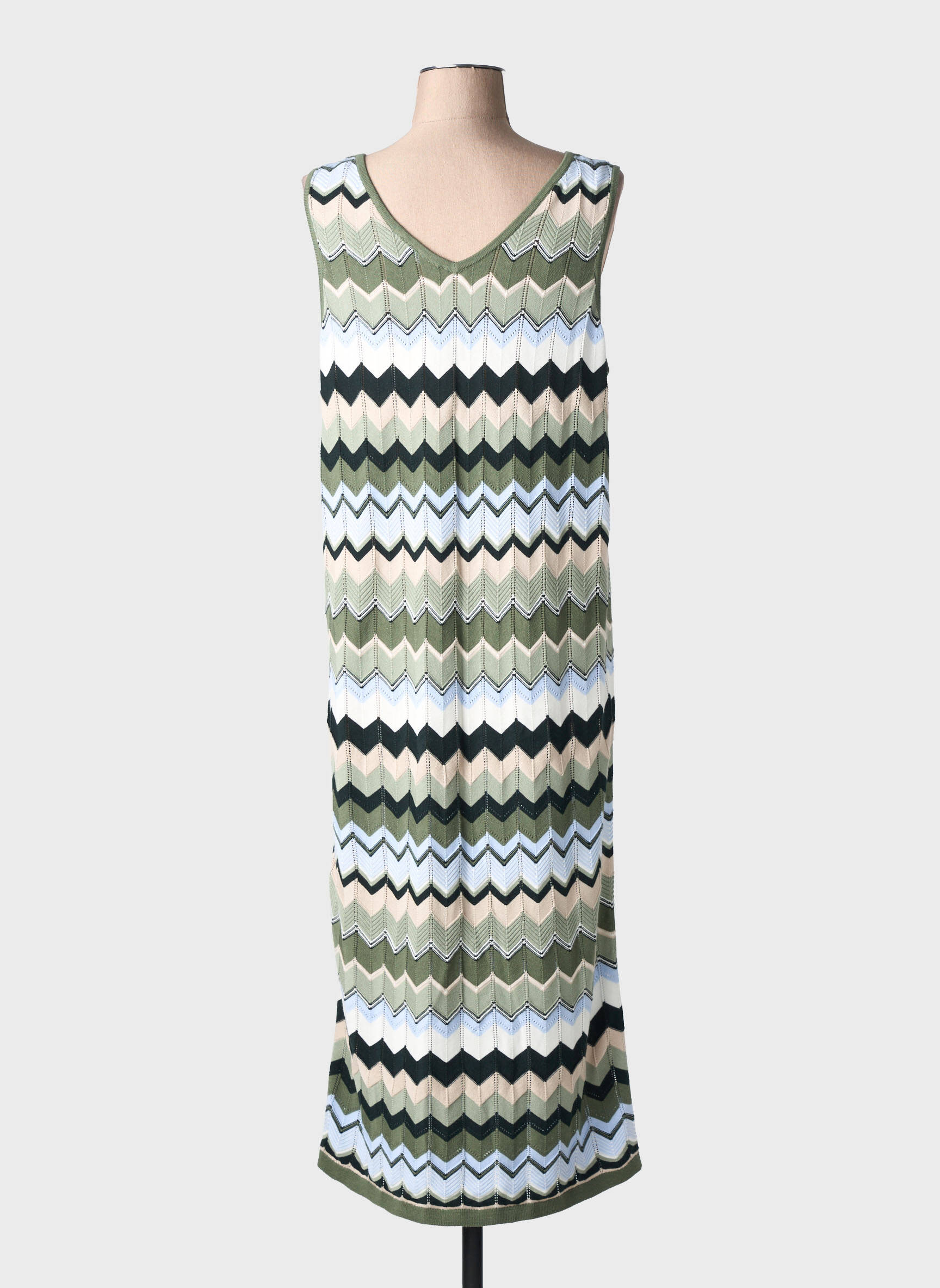 Rochie lungă fără mâneci fără mâneci verde STREET ONE femeie