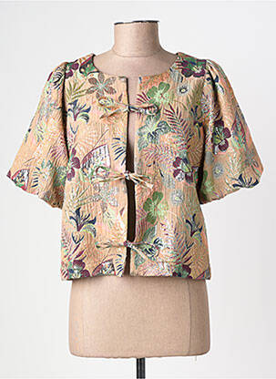 Jachete casual guler rotund bej GEISHA femeie