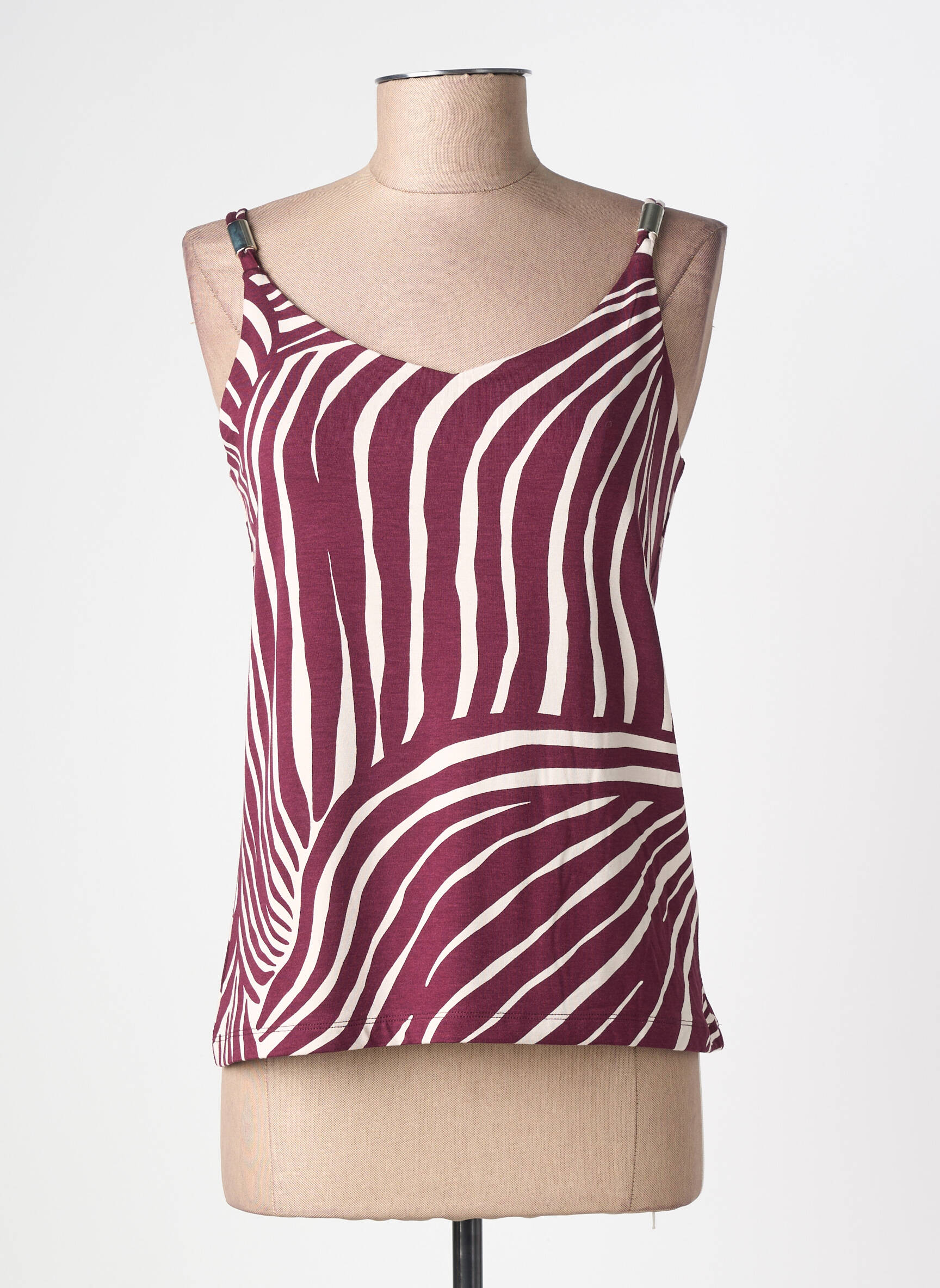 Top elasticitate bretele subțiri violet STREET ONE femeie