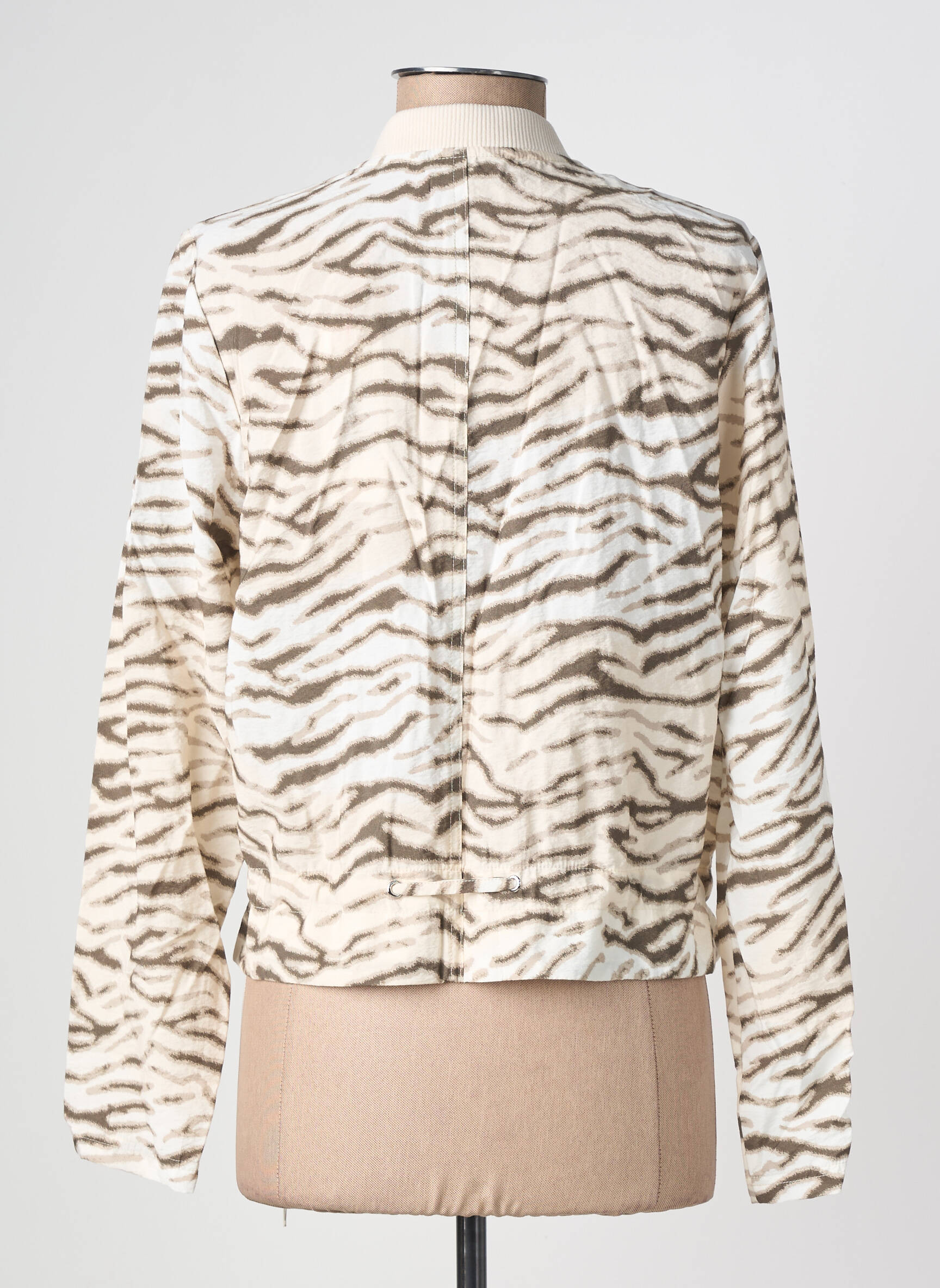 Jachete casual guler rotund maro STREET ONE femeie
