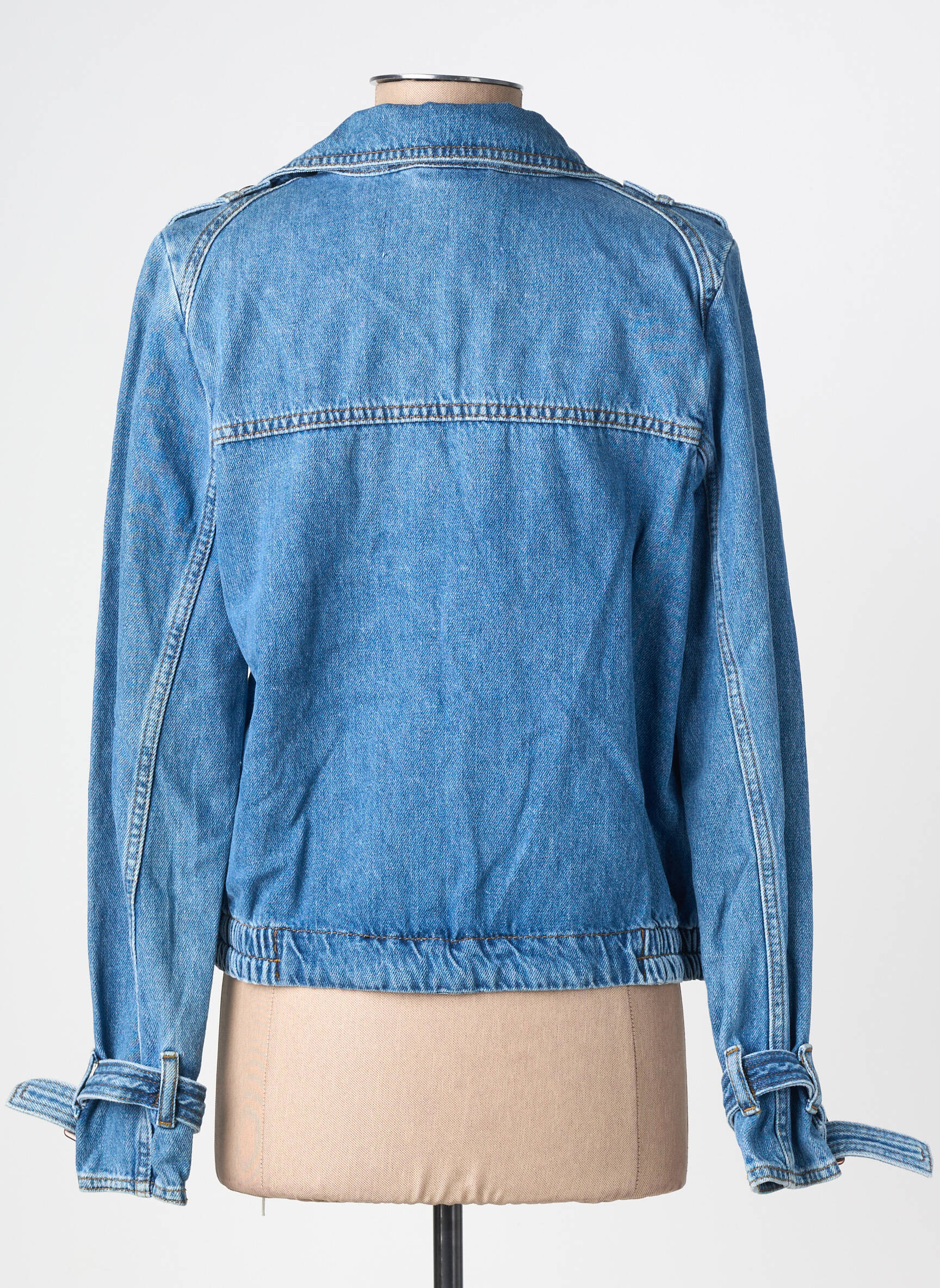 Jachete casual guler tip costum albastru STREET ONE femeie