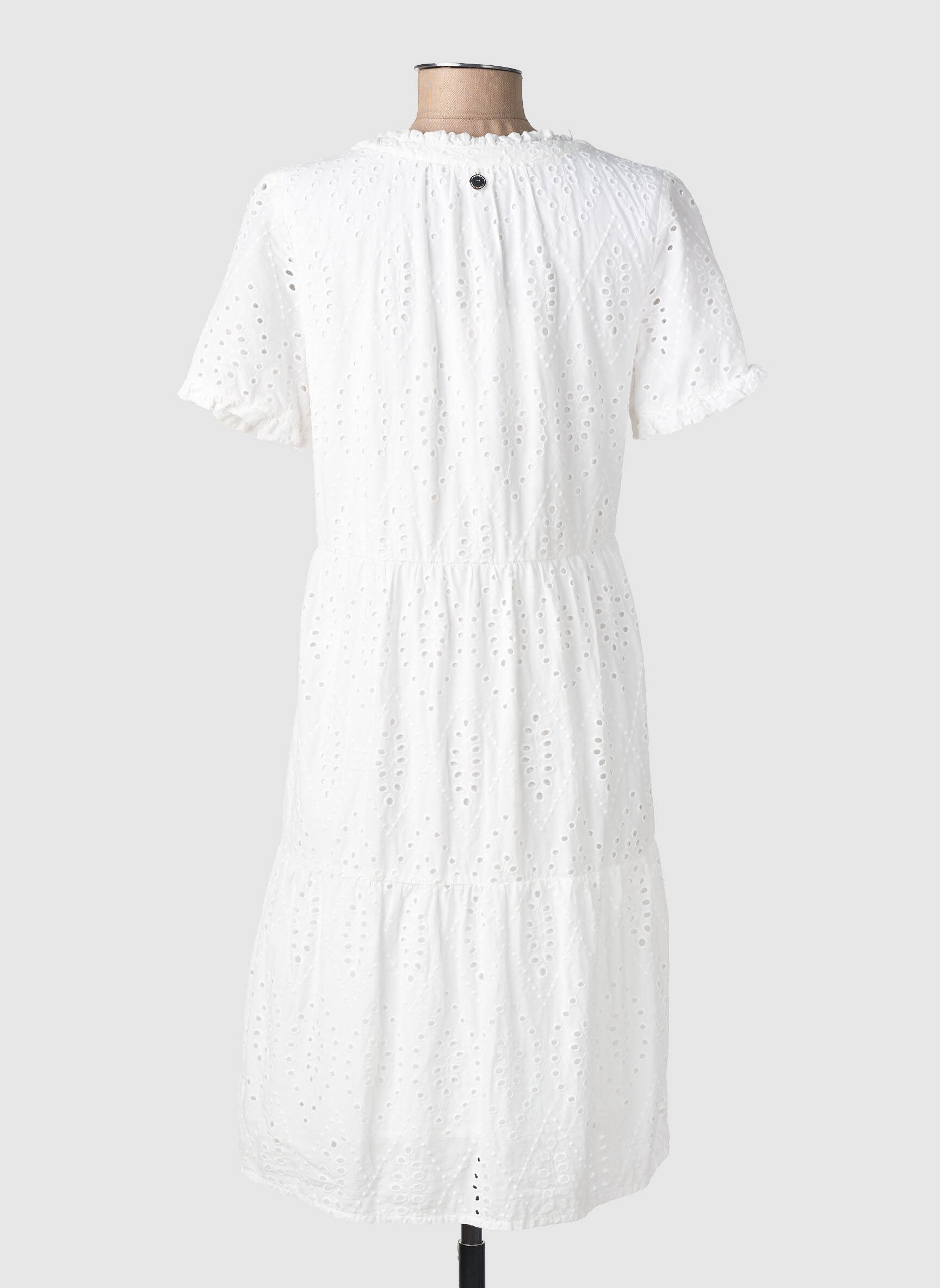 Rochie midi mâneci scurte mâneci scurte alb STREET ONE femeie