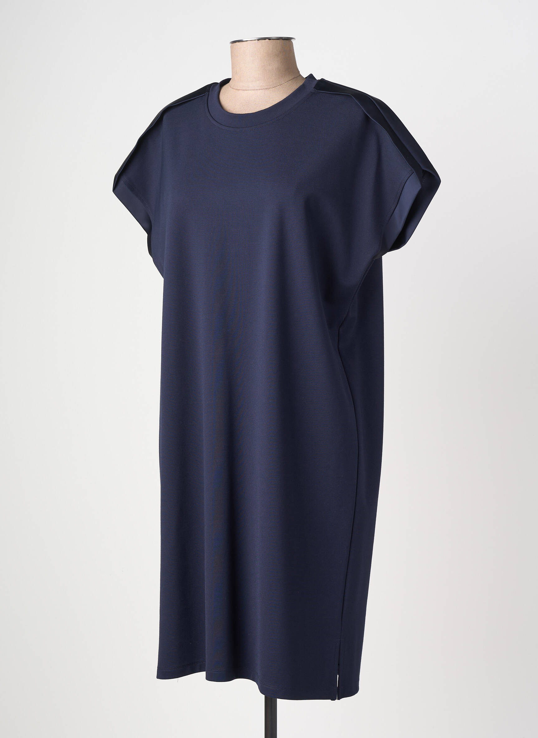 Rochie scurtă mâneci scurte mâneci scurte albastru IMPERIAL femeie