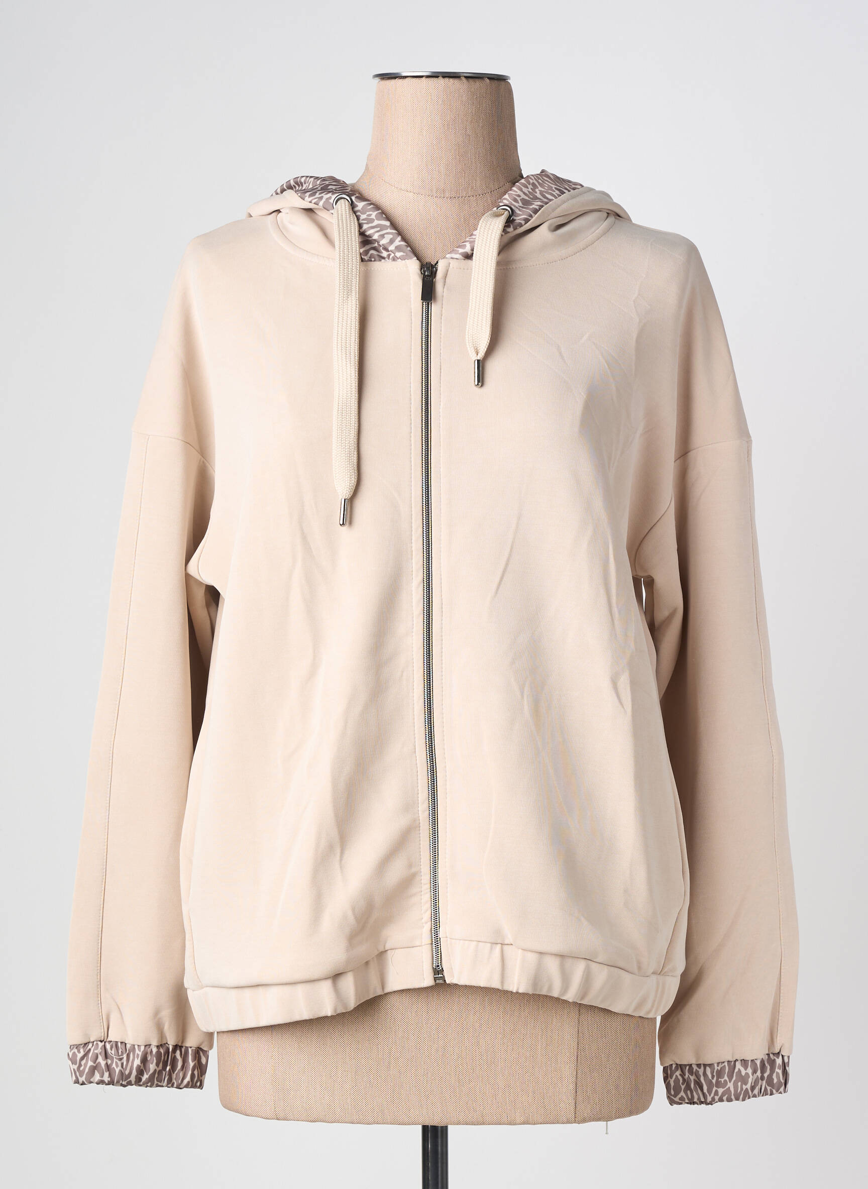 Jachete casual guler rotund bej STREET ONE femeie