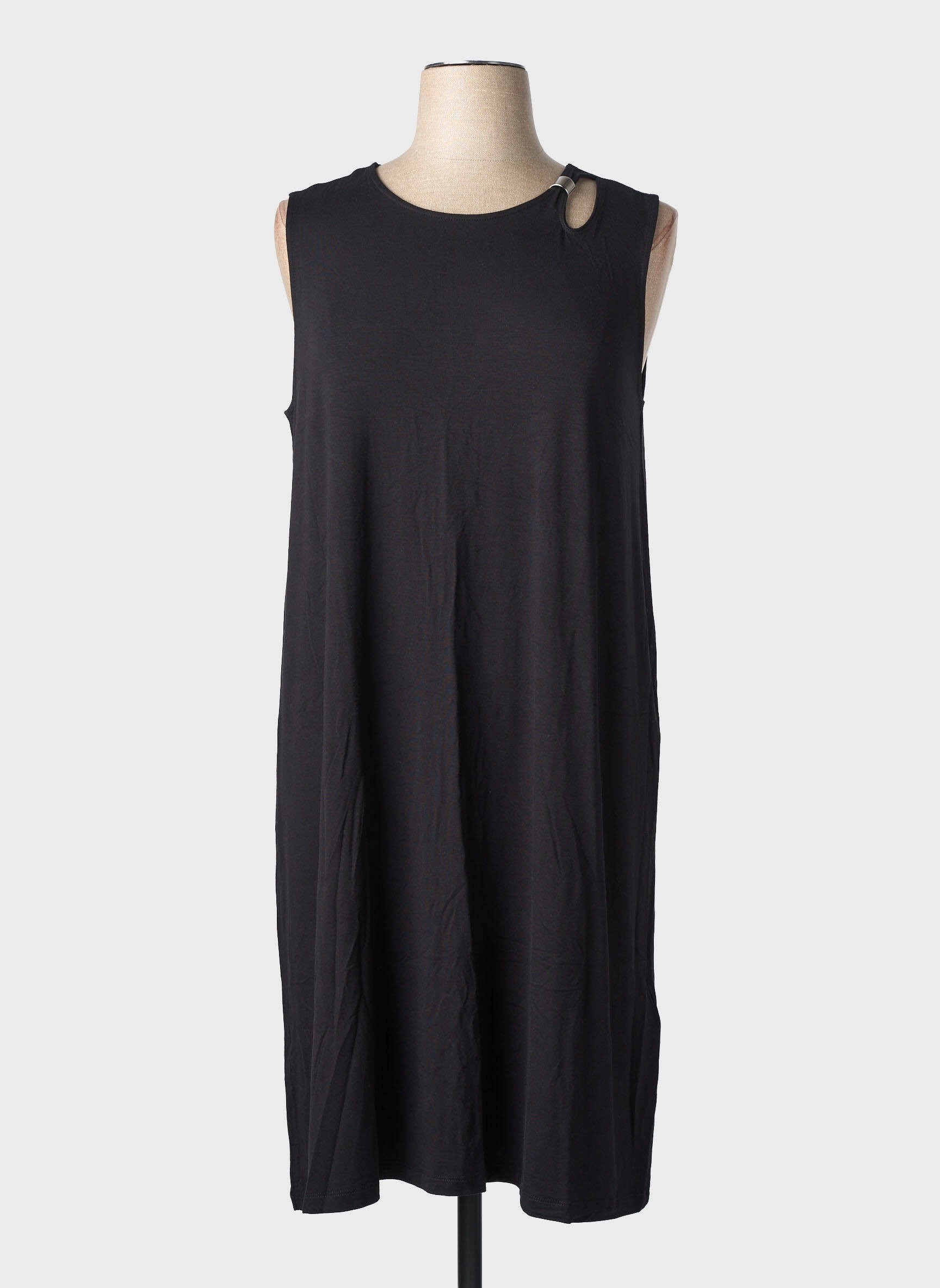 Rochie midi fără mâneci fără mâneci negru STREET ONE femeie