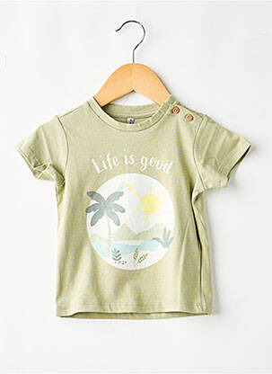 Tricou elasticitate mâneci scurte verde LOSAN băiat