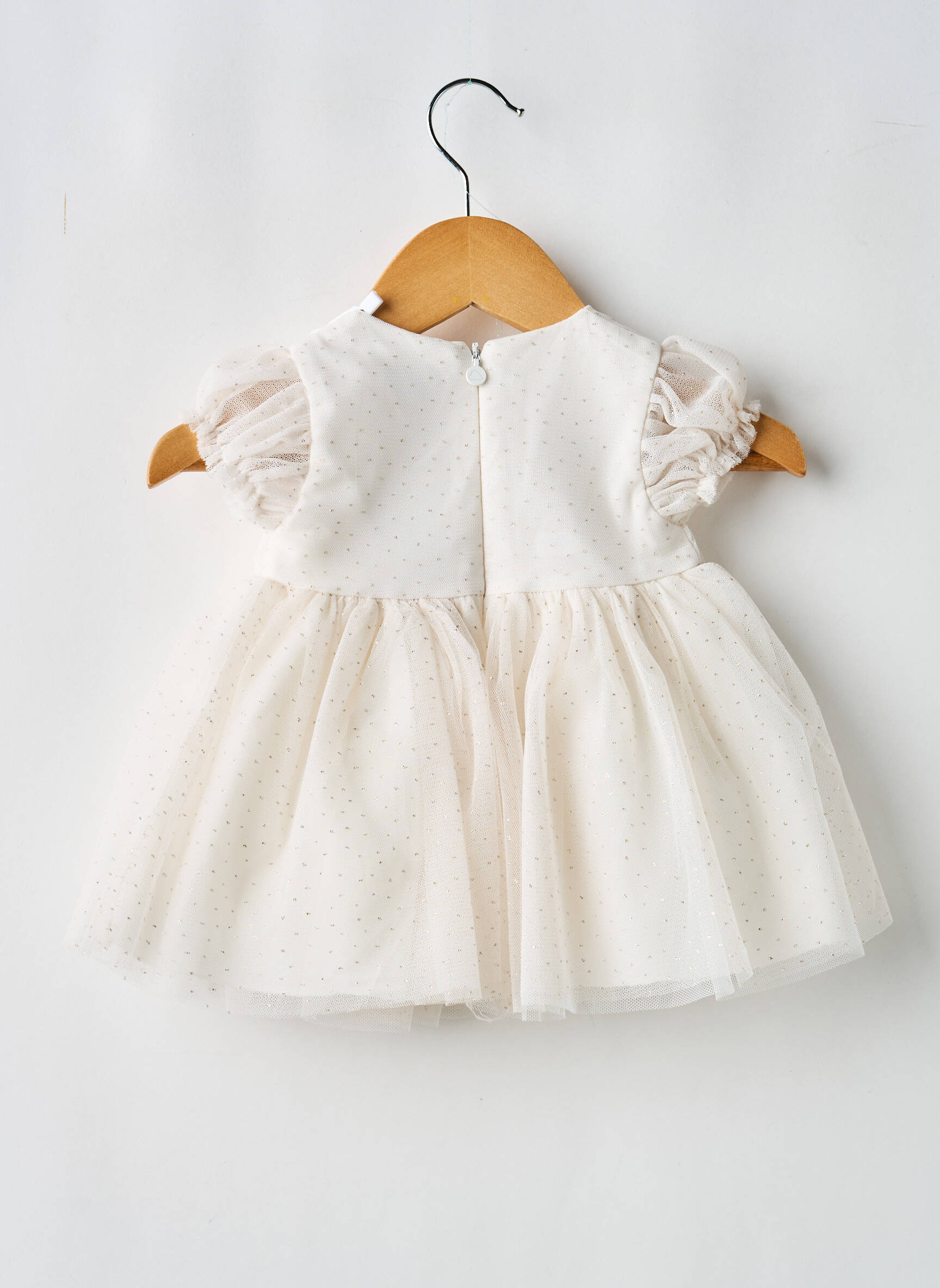 Rochie midi fără mâneci fără mâneci bej MAYORAL fată