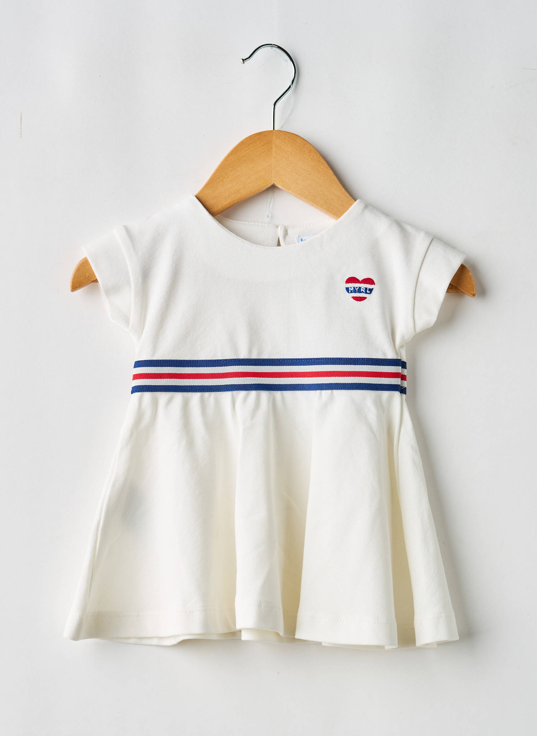 Rochie midi mâneci scurte mâneci scurte alb MAYORAL fată
