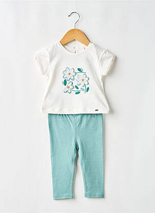 Set pantaloni tip de tricou verde MAYORAL fată