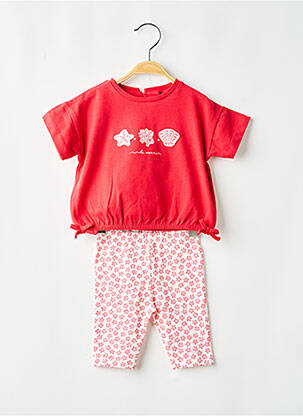 Set pantaloni tip de tricou roșu MAYORAL fată