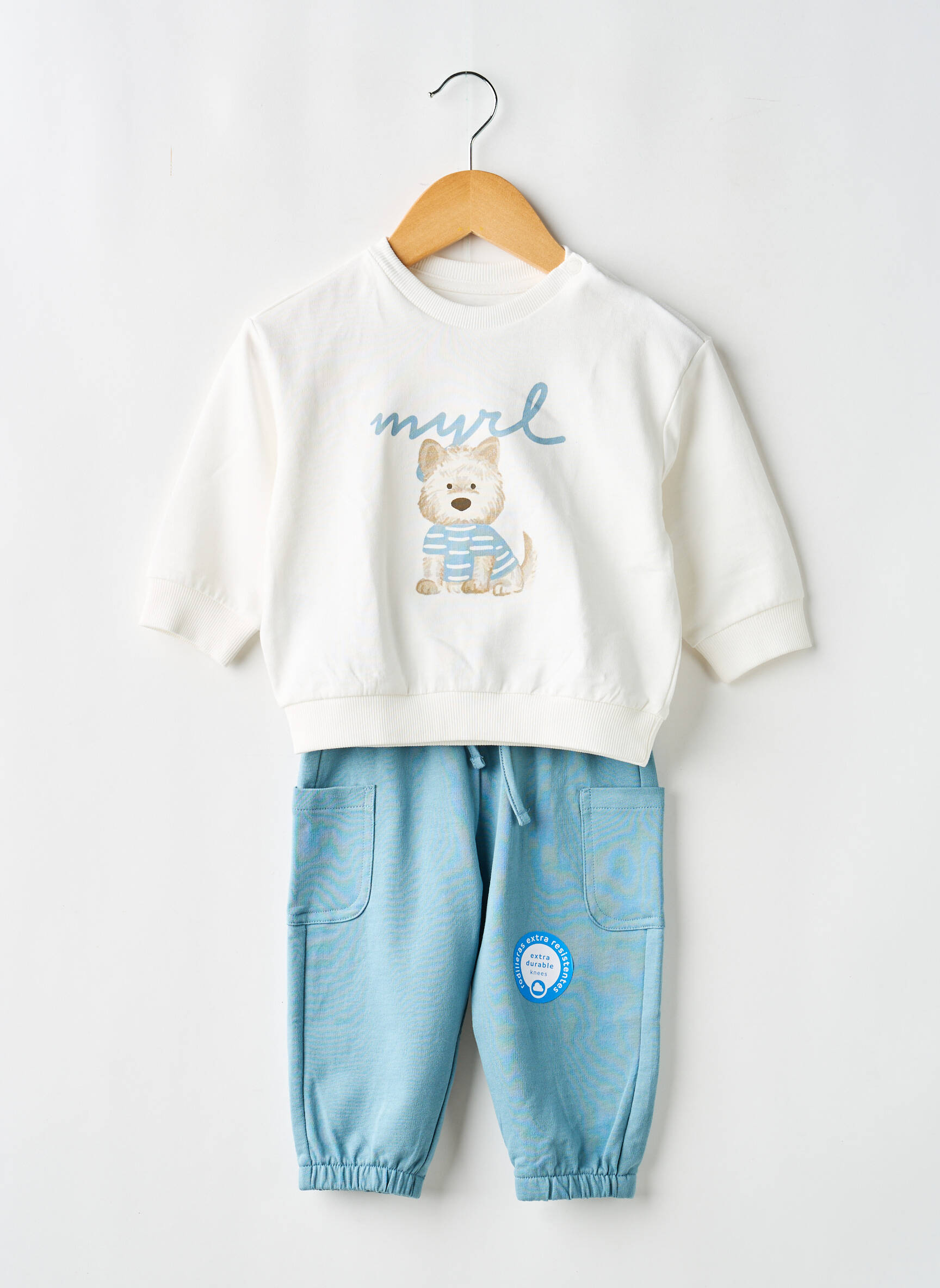 Set pantaloni manșete manșete elastice albastru MAYORAL băiat