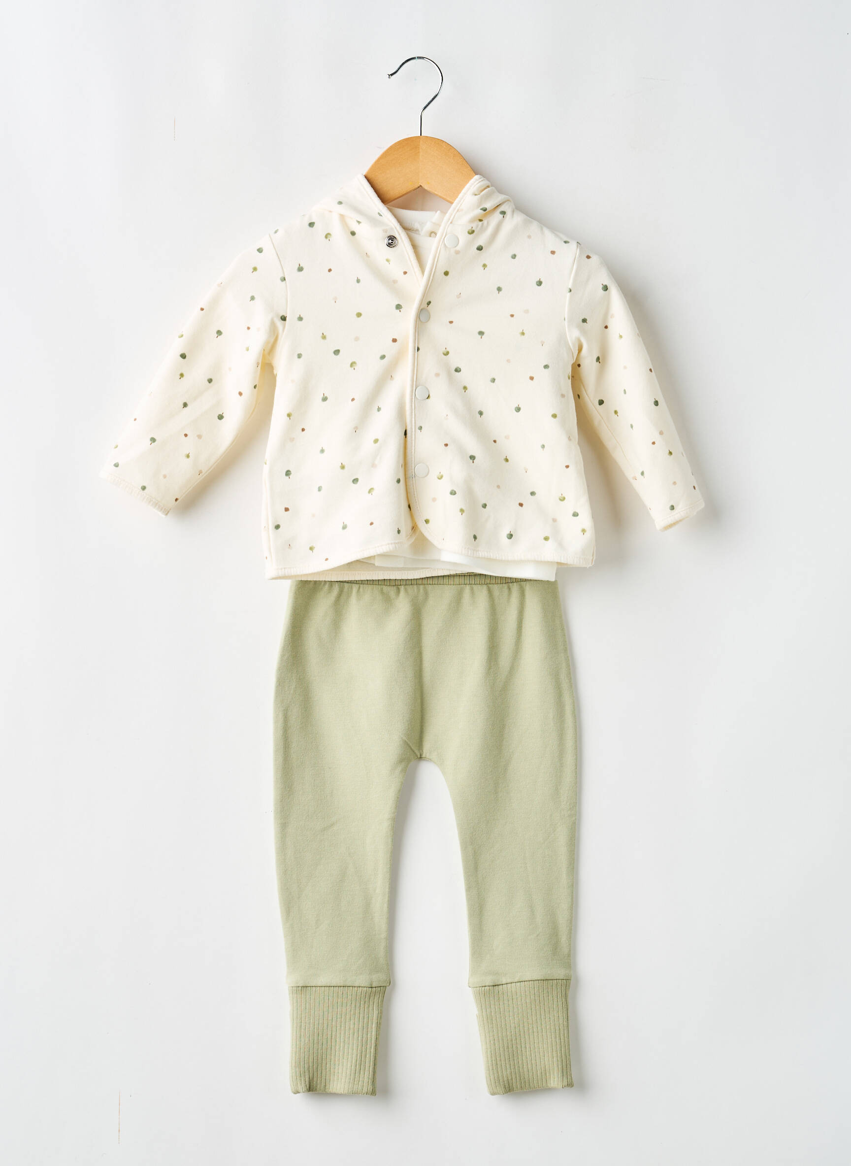 Set pantaloni croială dreaptă verde MAYORAL băiat