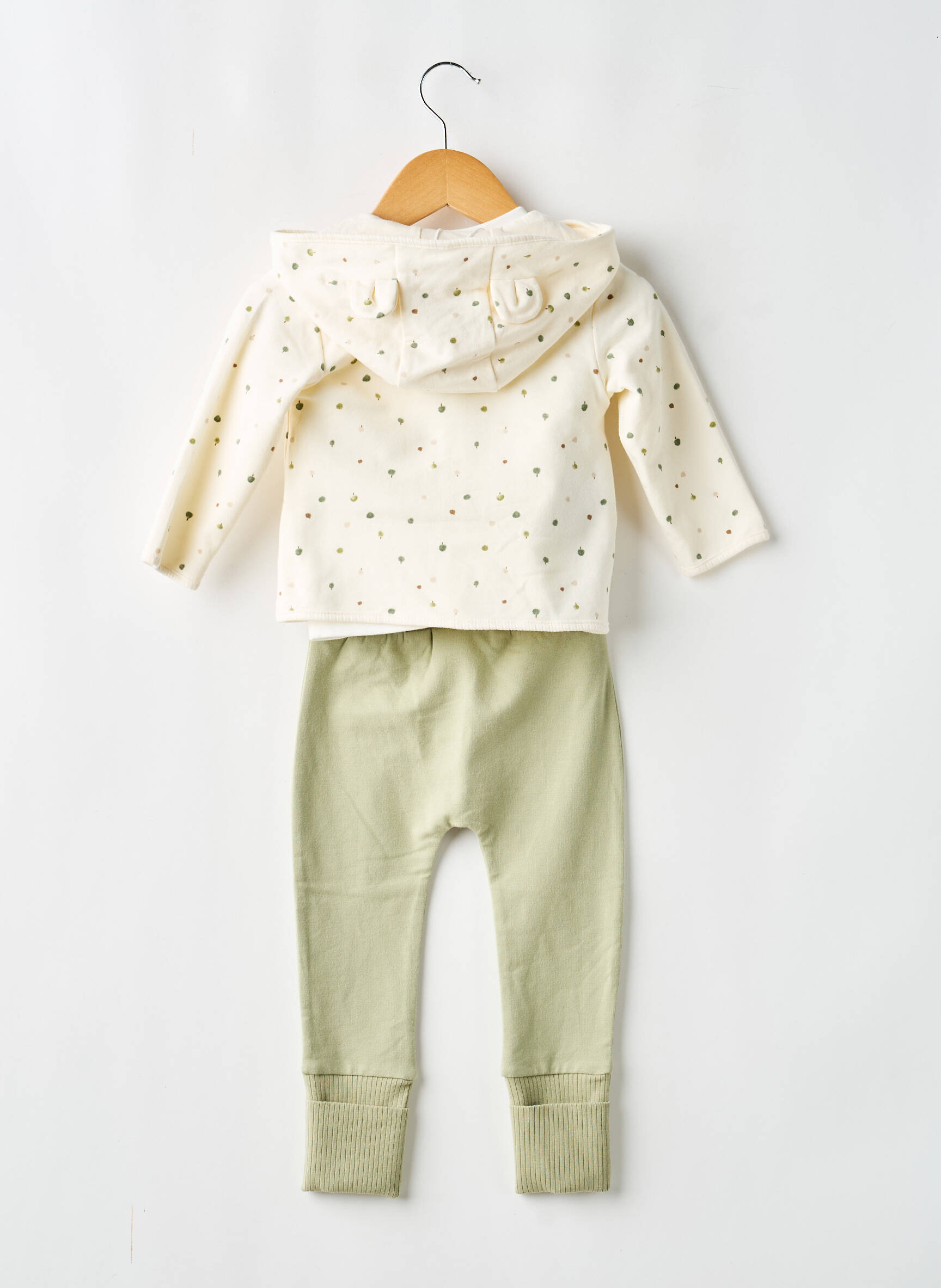 Set pantaloni croială dreaptă verde MAYORAL băiat
