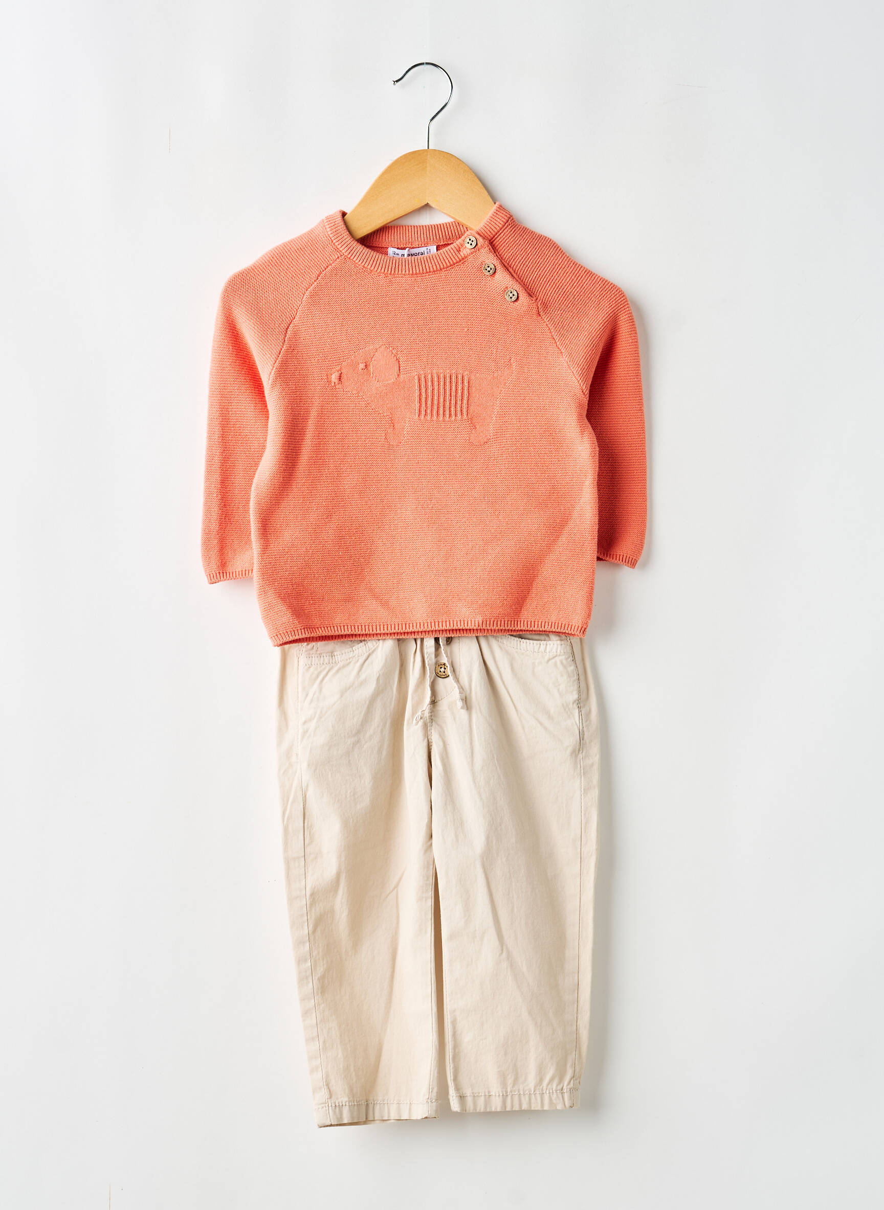 Set pantaloni buzunare portocalie MAYORAL băiat