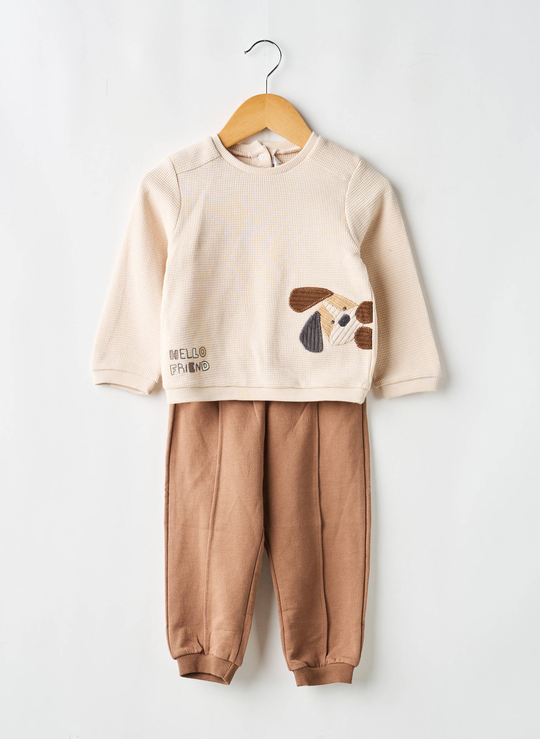 Set pantaloni talie elastică maro MAYORAL băiat