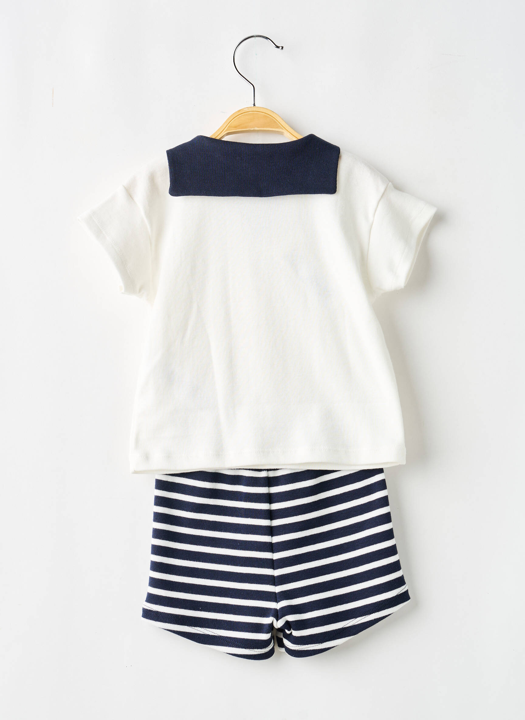 Set șort broderie alb PETIT BATEAU băiat