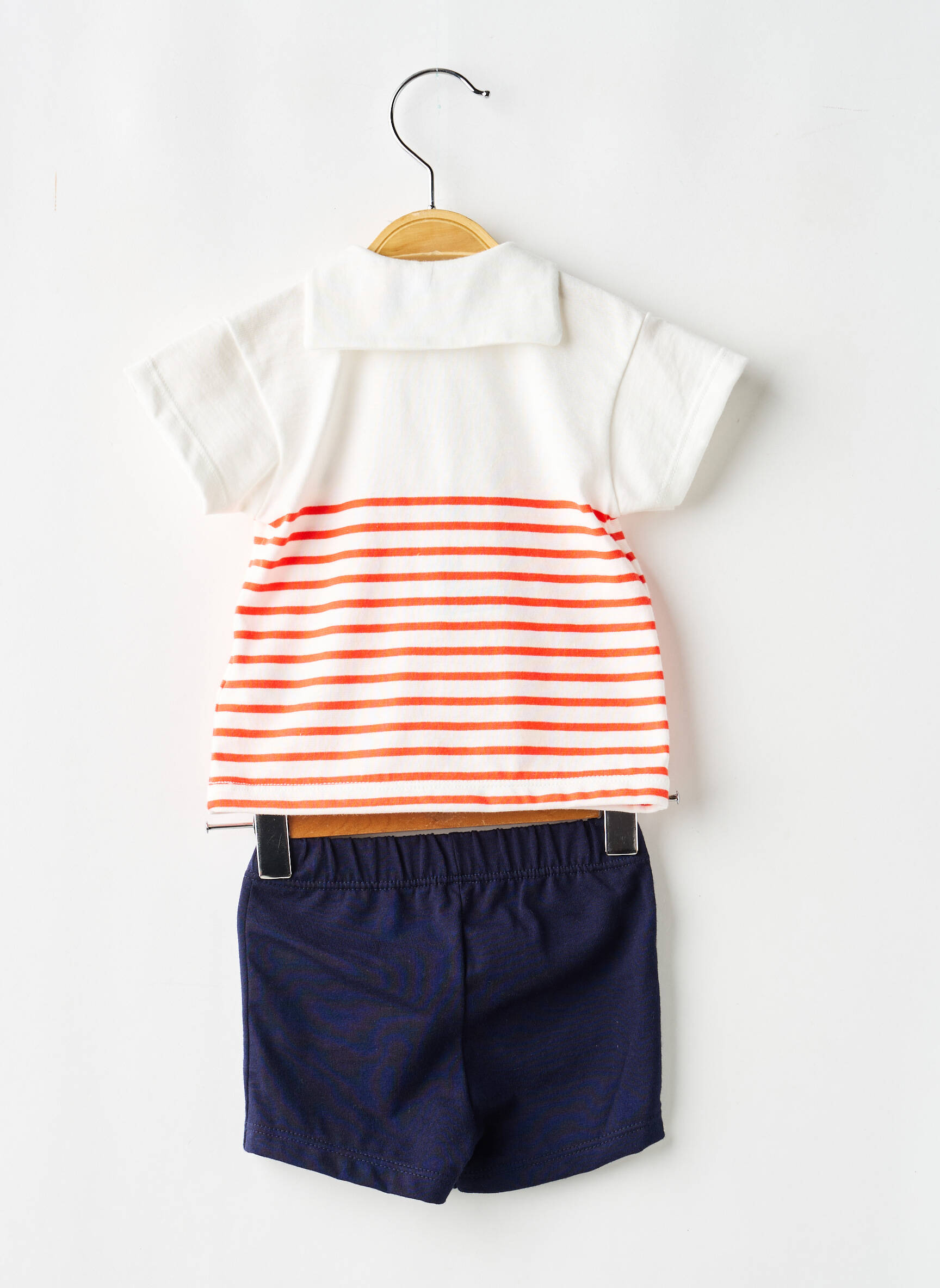 Set șort talie elastică roșu PETIT BATEAU băiat