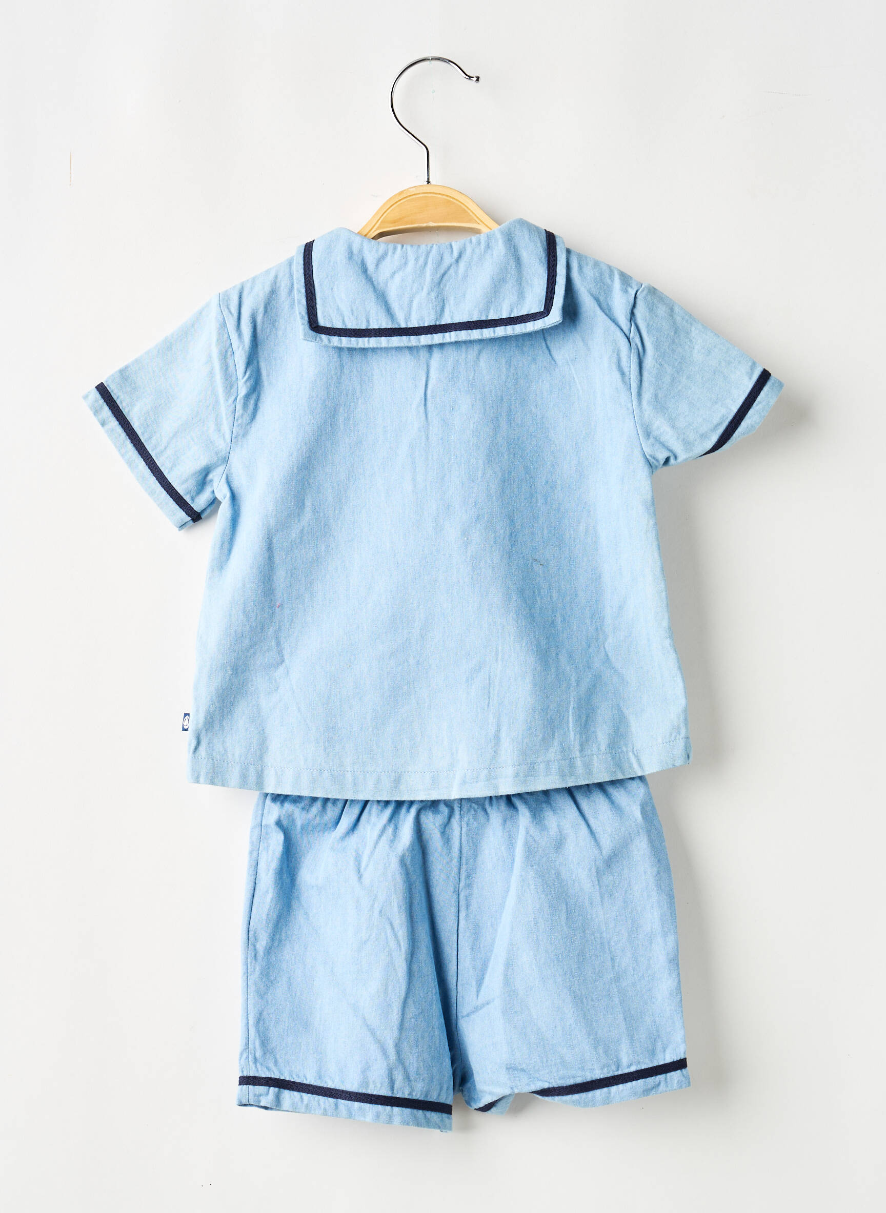 Set șort talie elastică albastru PETIT BATEAU copil