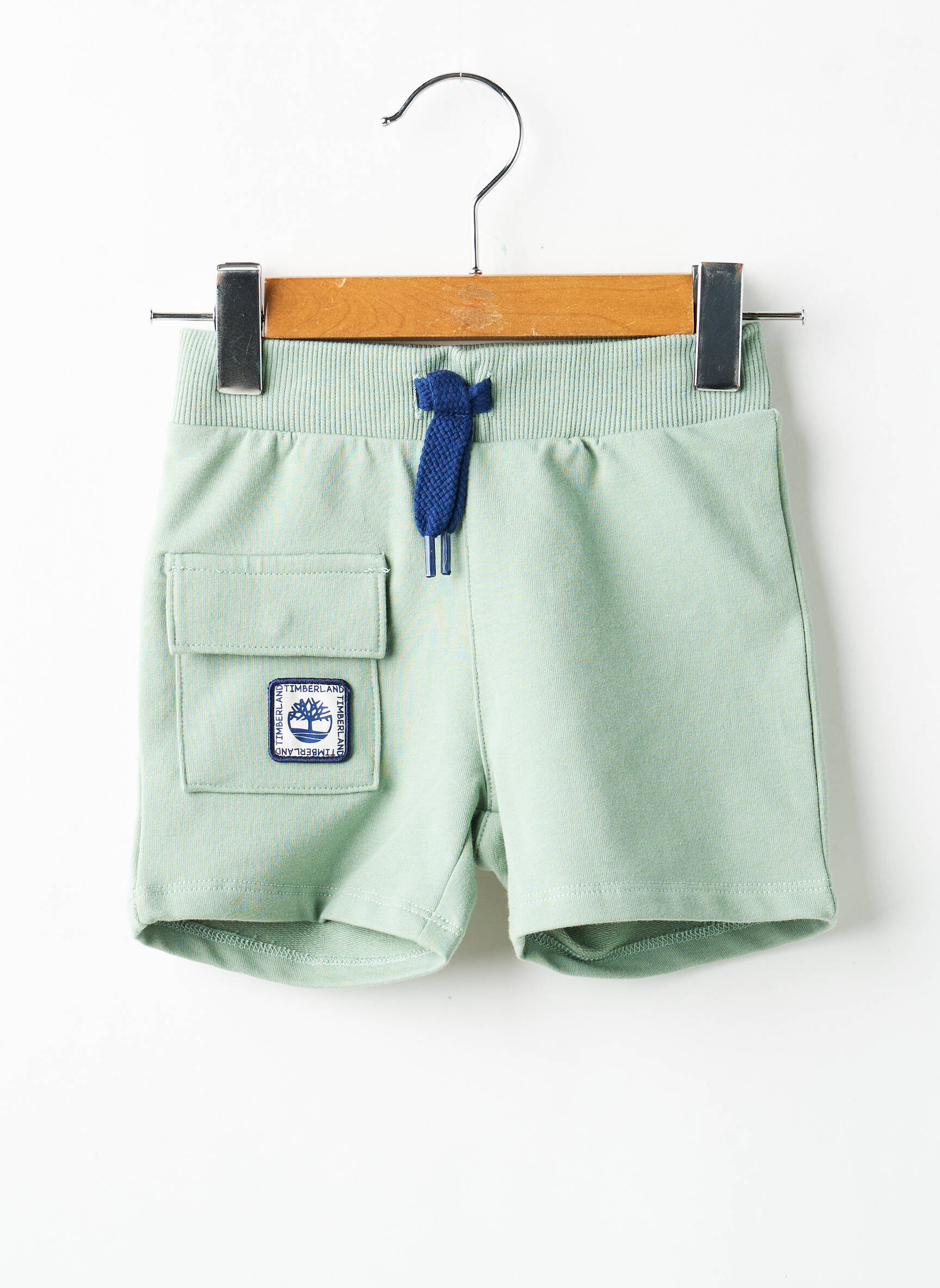 Șort țesătură poplin talie elastică verde TIMBERLAND băiat