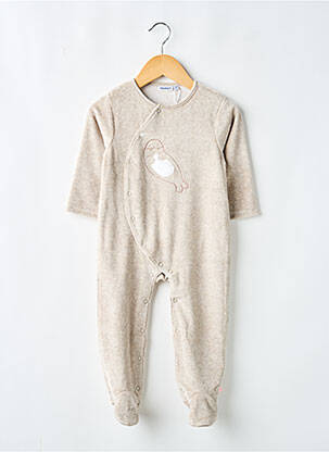 Pijama mâneci lungi bej NOUKIE'S copil