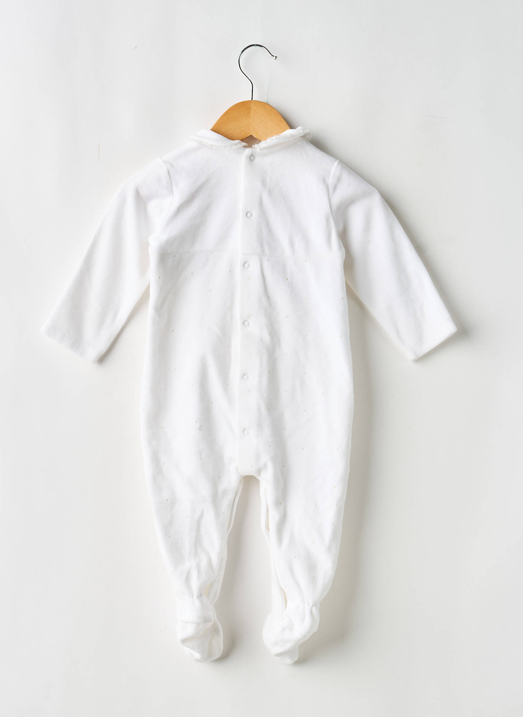 Pijama guler claudine alb MAYORAL fată