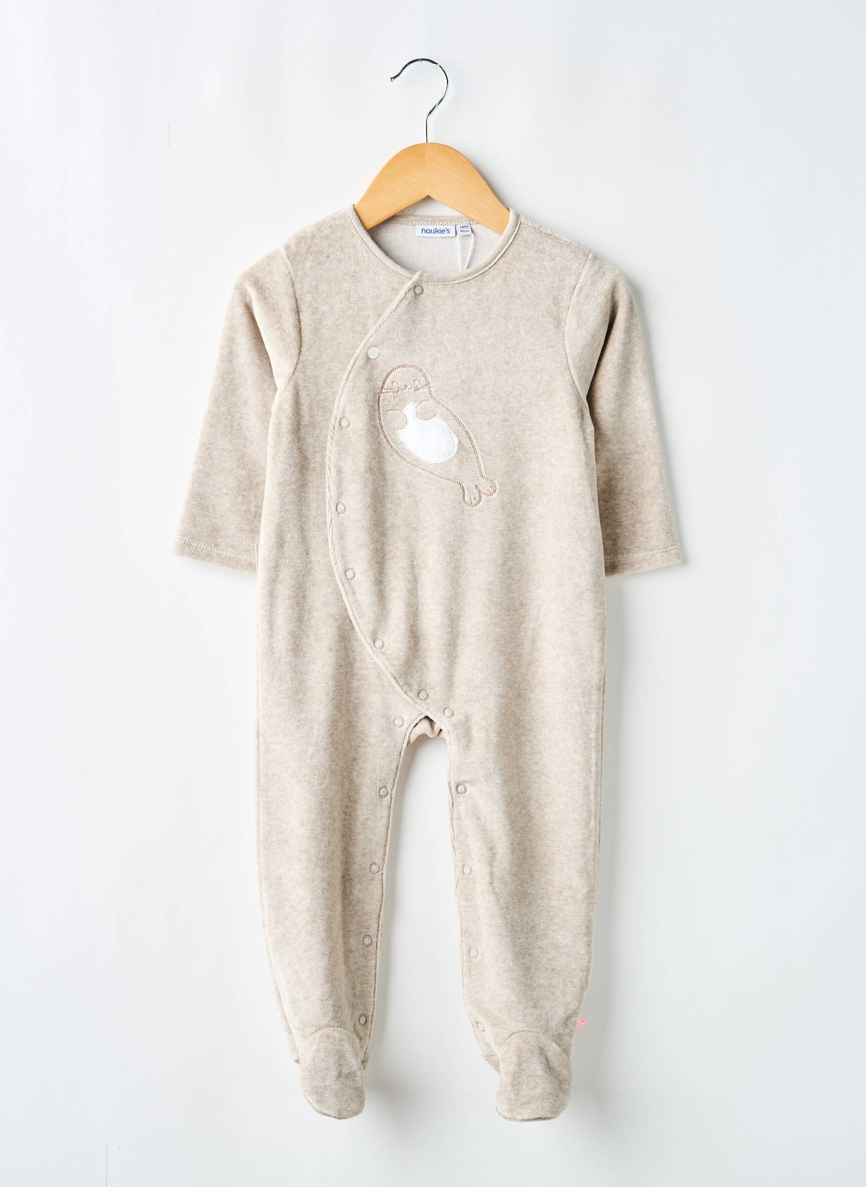 Pijama mâneci lungi bej NOUKIE'S copil
