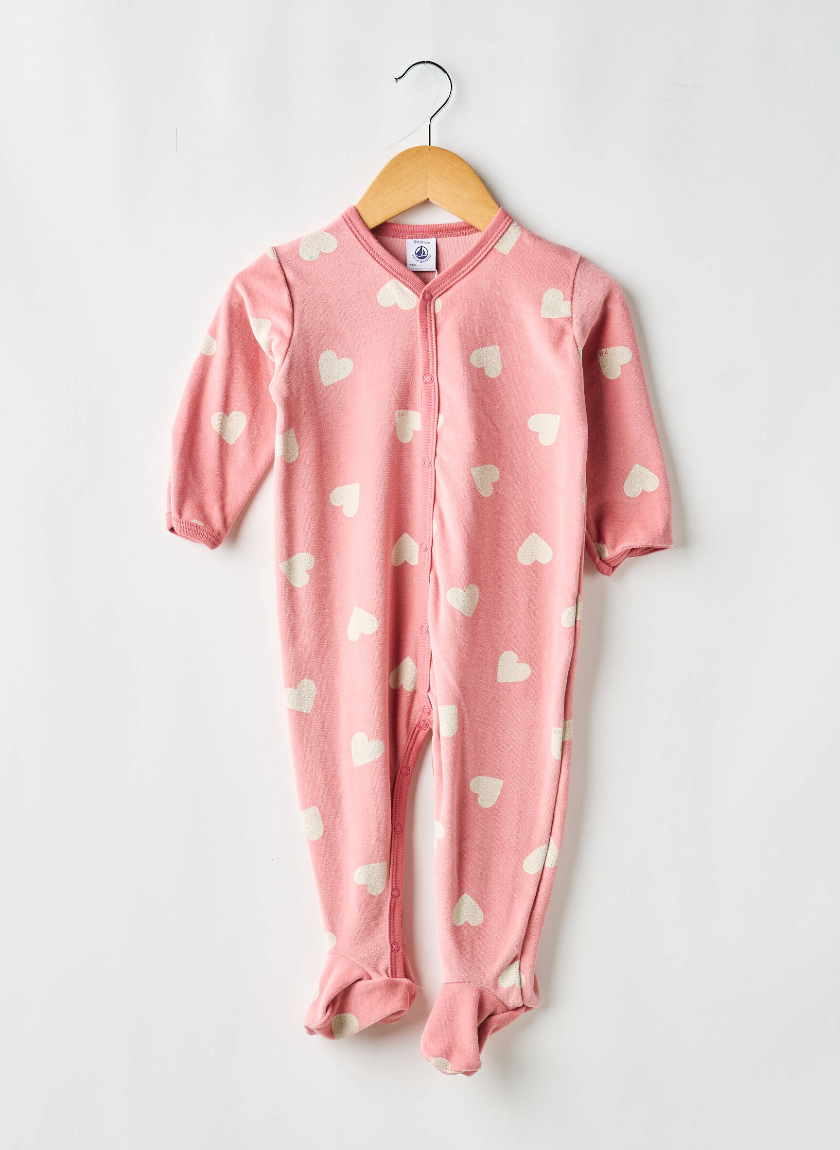 Pijama roz PETIT BATEAU fată