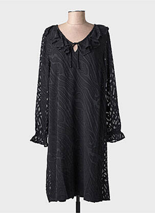 Rochie midi mâneci lungi mâneci lungi negru CREAM femeie