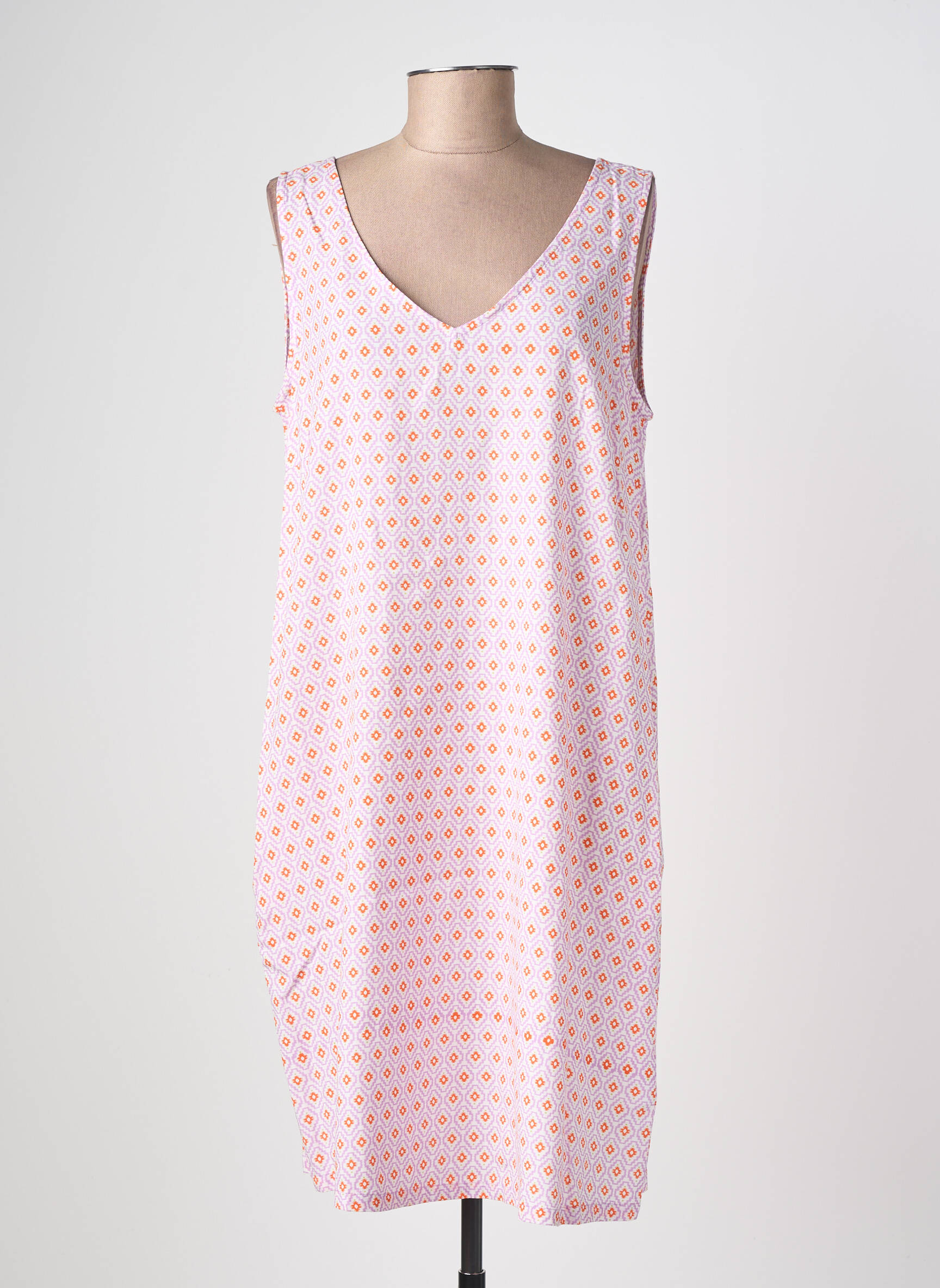 Rochie midi fără mâneci fără mâneci violet CREAM femeie
