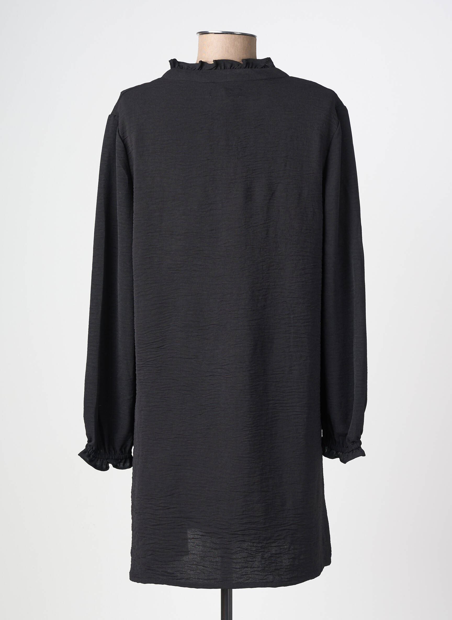 Rochie scurtă mâneci lungi mâneci lungi negru LOSAN femeie