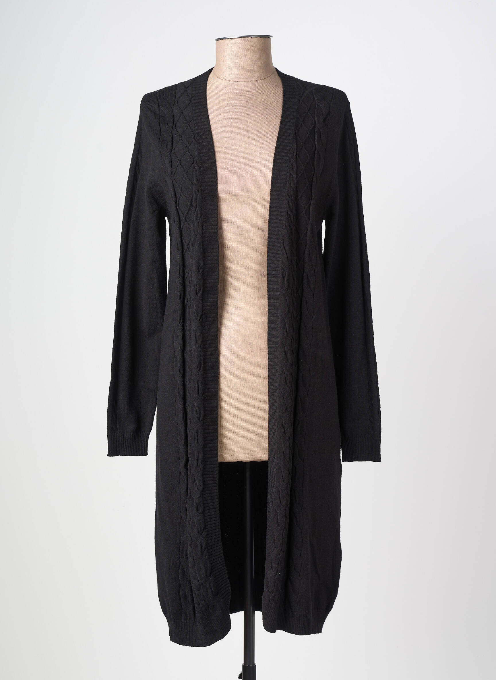 Vestă cu mâneci lungi mâneci lungi negru CREAM femeie