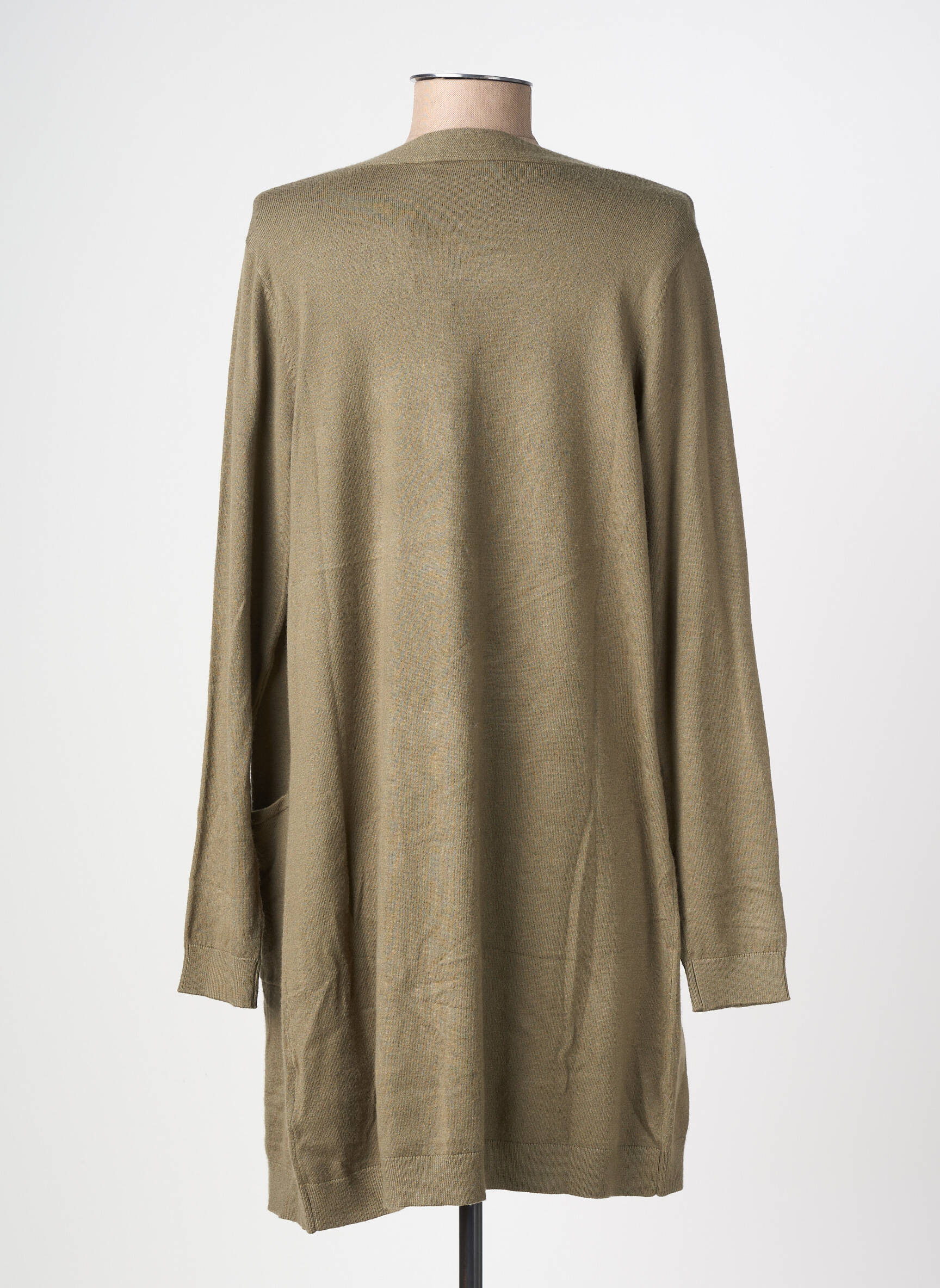 Vestă cu mâneci lungi mâneci lungi verde CREAM femeie