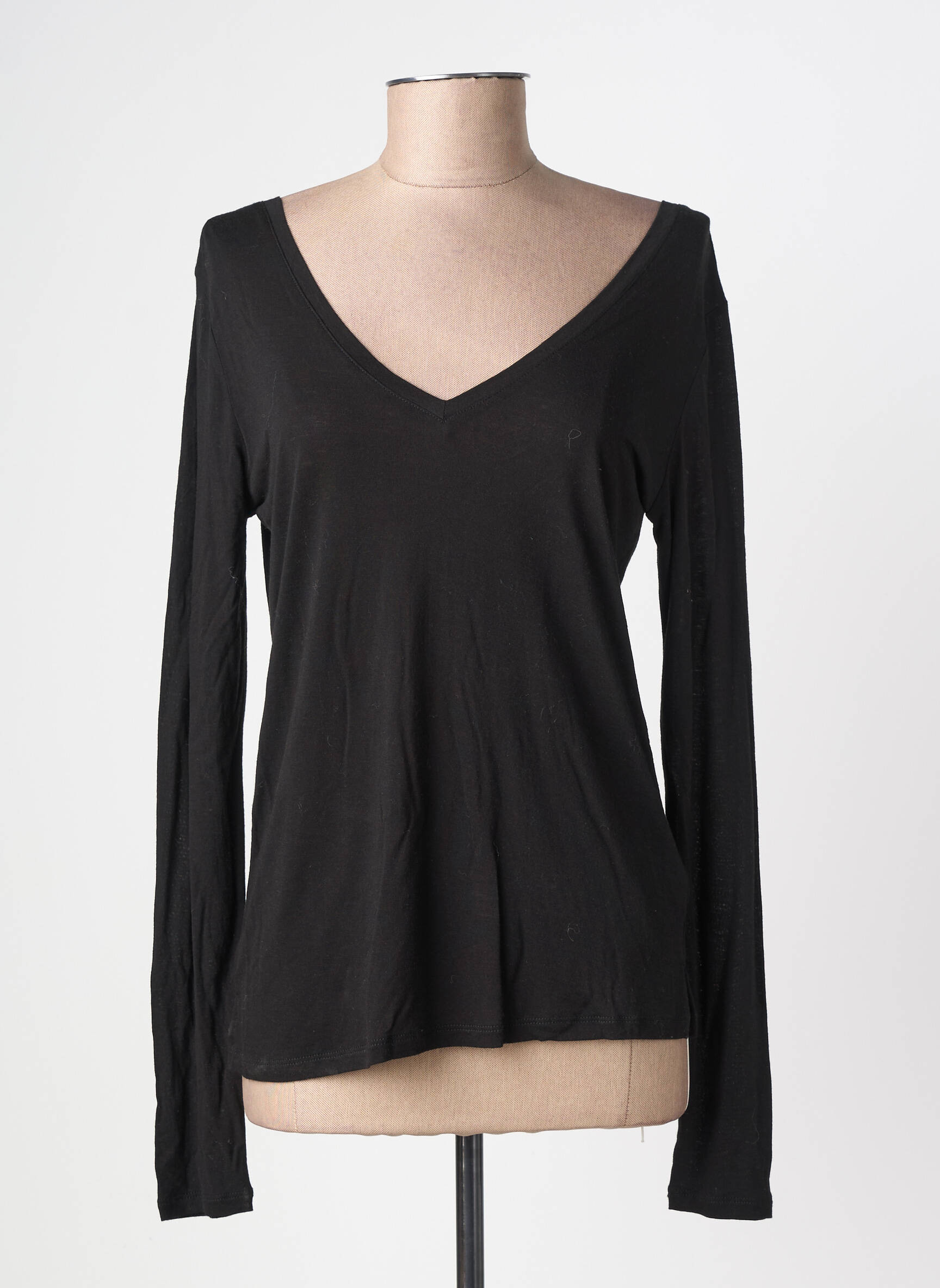 Top mâneci lungi mâneci lungi negru LOLA ESPELETA femeie