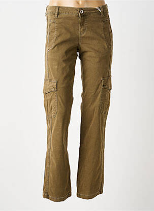 Pantalon cargo croială dreaptă mărime normală verde CREAM femeie