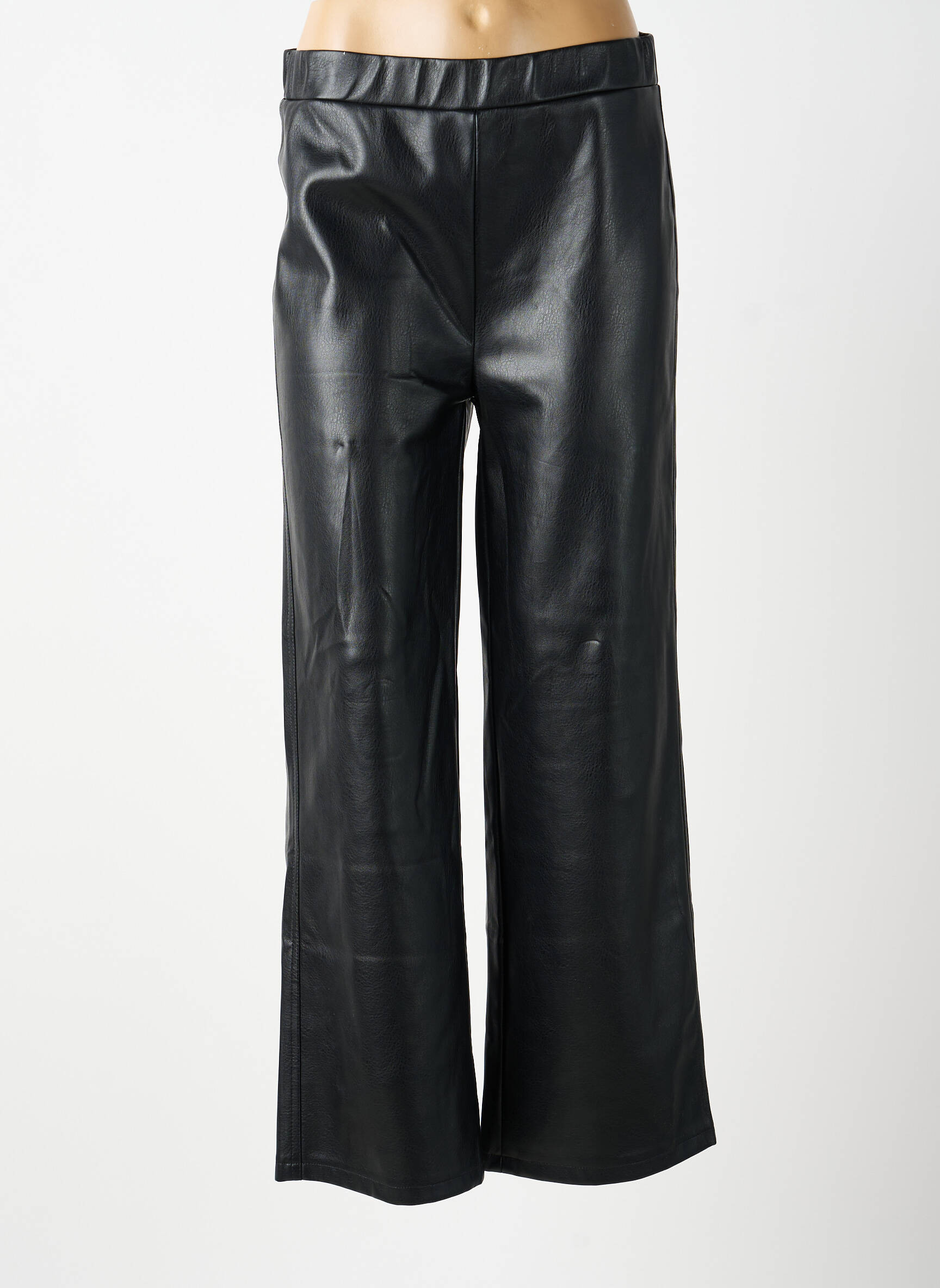 Pantalon larg mărime normală mărime normală negru CREAM femeie
