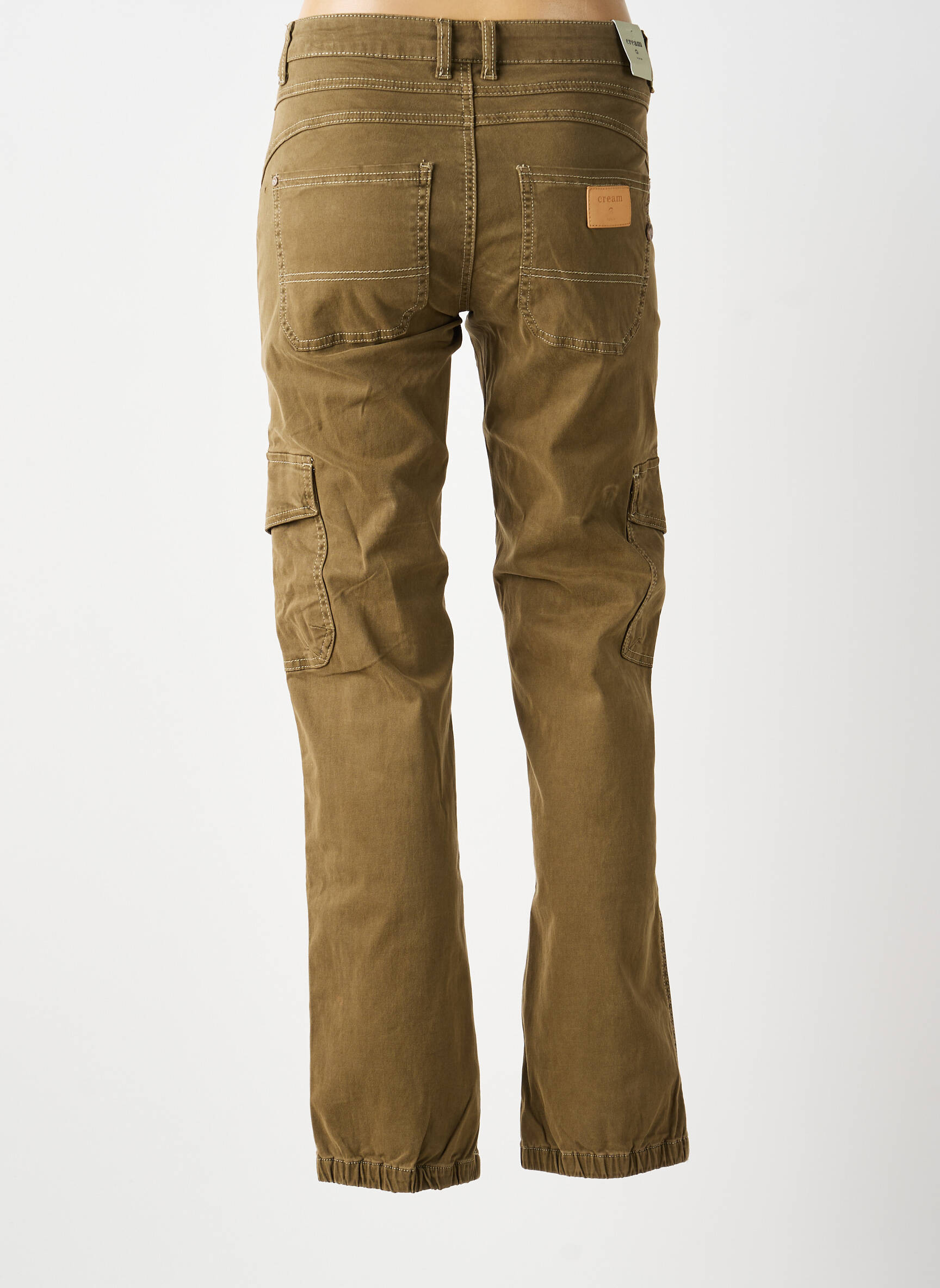 Pantalon cargo buzunare mărime normală verde CREAM femeie