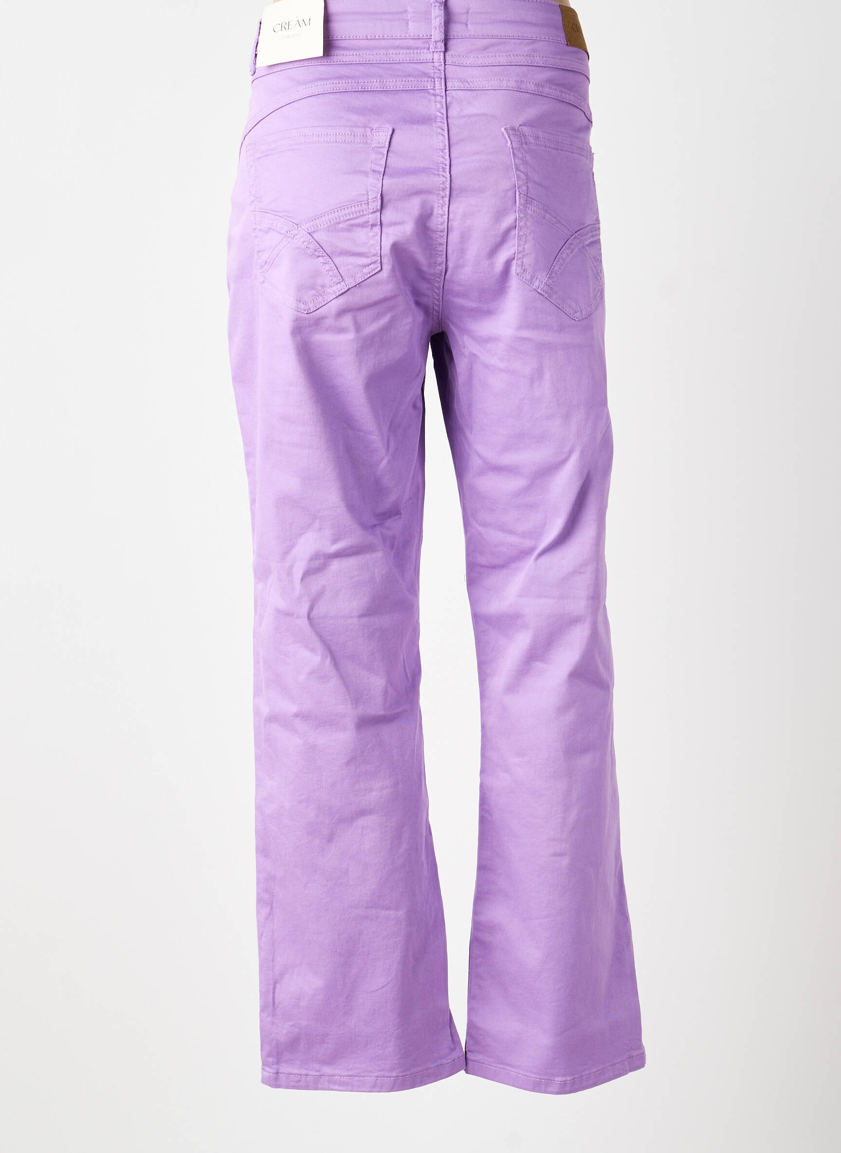 Blugi cu croială slim țesătură brută mărime normală violet CREAM femeie
