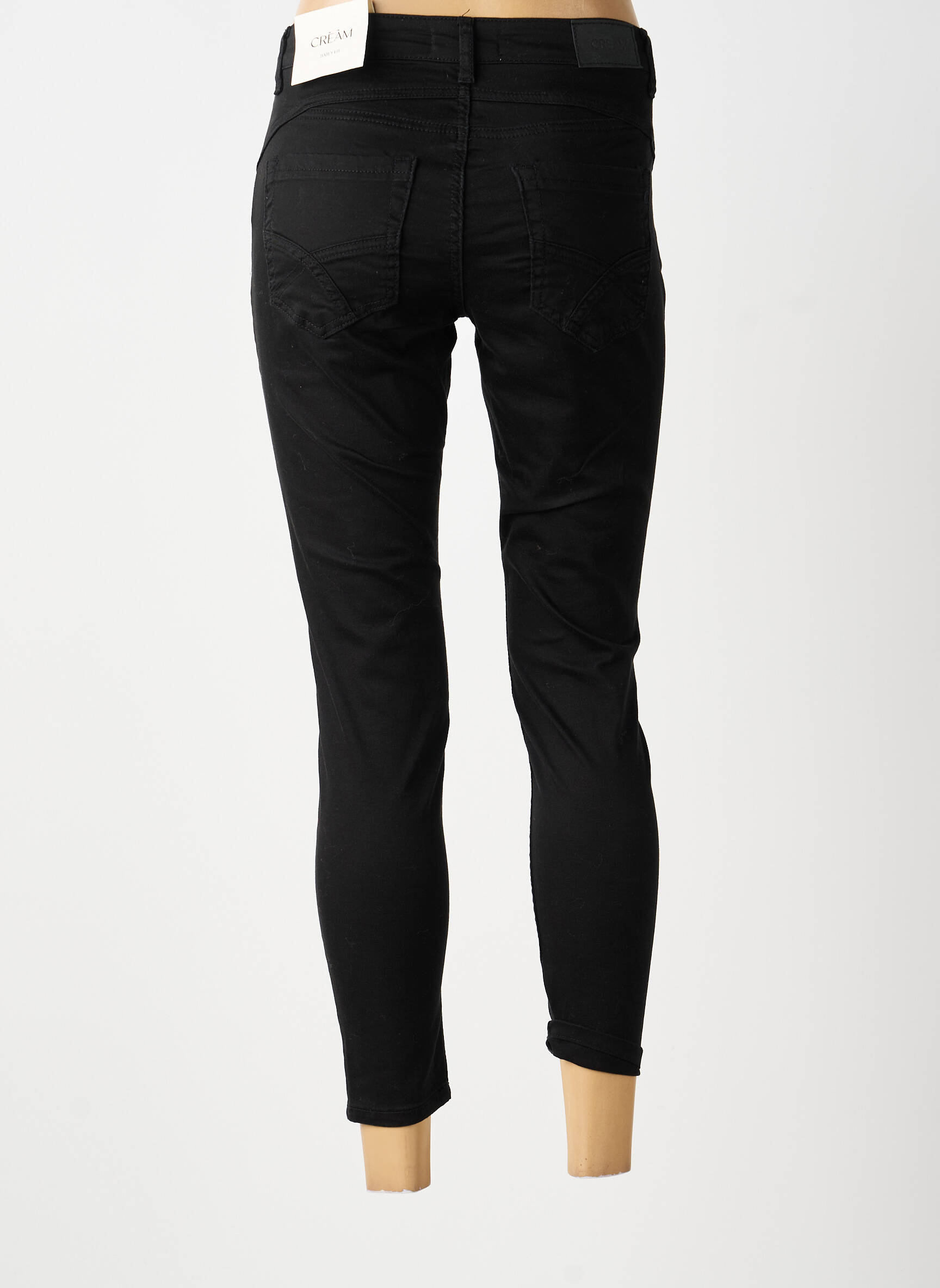Pantalon 7/8 mărime normală mărime normală negru CREAM femeie