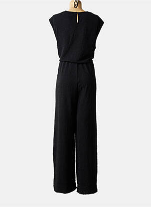 Salopetă-pantalon țesătură crep fără mâneci negru LOSAN femeie