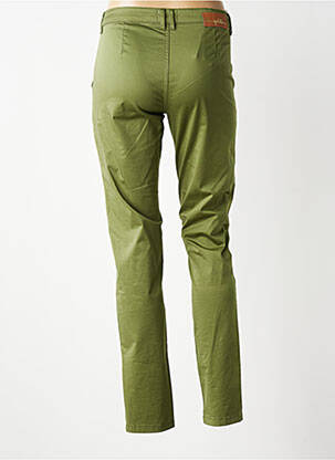 Pantalon chino elasticitate mărime normală verde LOLA ESPELETA femeie
