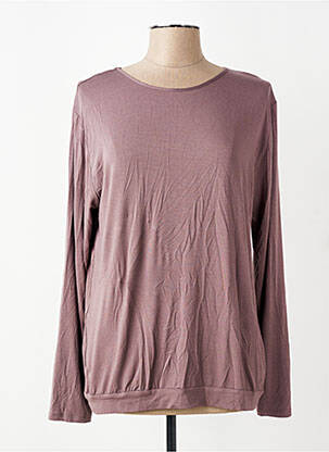 Top elasticitate mâneci lungi violet COEMI femeie
