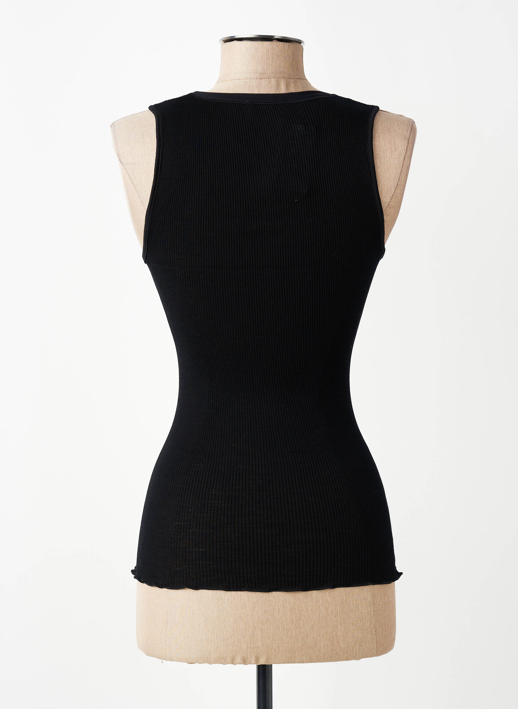 Top/caraco elasticitate negru VITTORIA femeie
